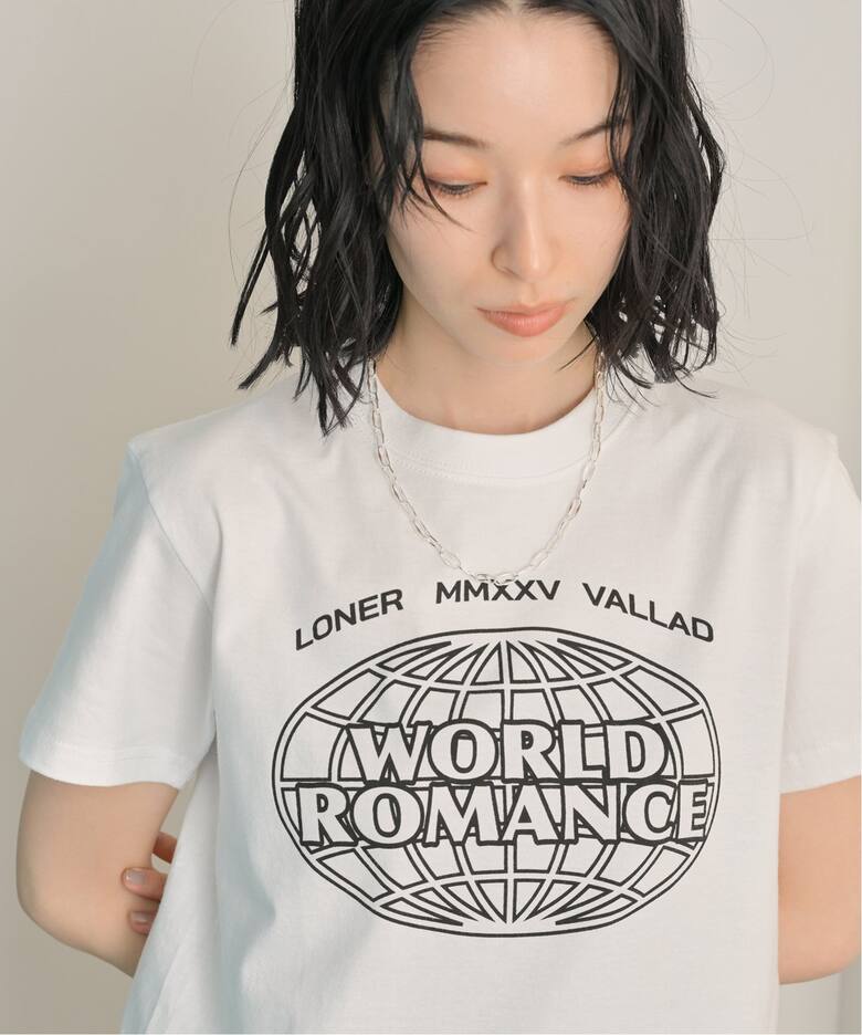 VALLAD / バラッド × LONER】ワールド ロマンス Tシャツ（Tシャツ 