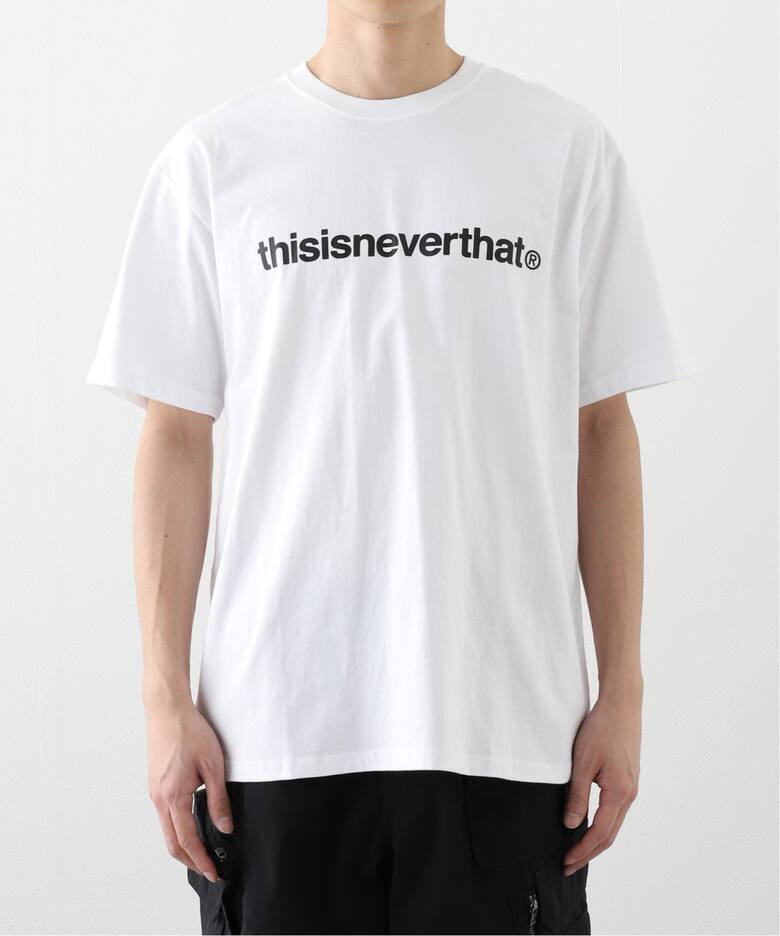 thisisneverthat / ディスイズネバーザット】T-LOGO TEE（Tシャツ／カットソー）｜PULP（パルプ）の通販｜ thisisneverthat Tシャツ 丸首 半袖 プリント ロゴ S 青