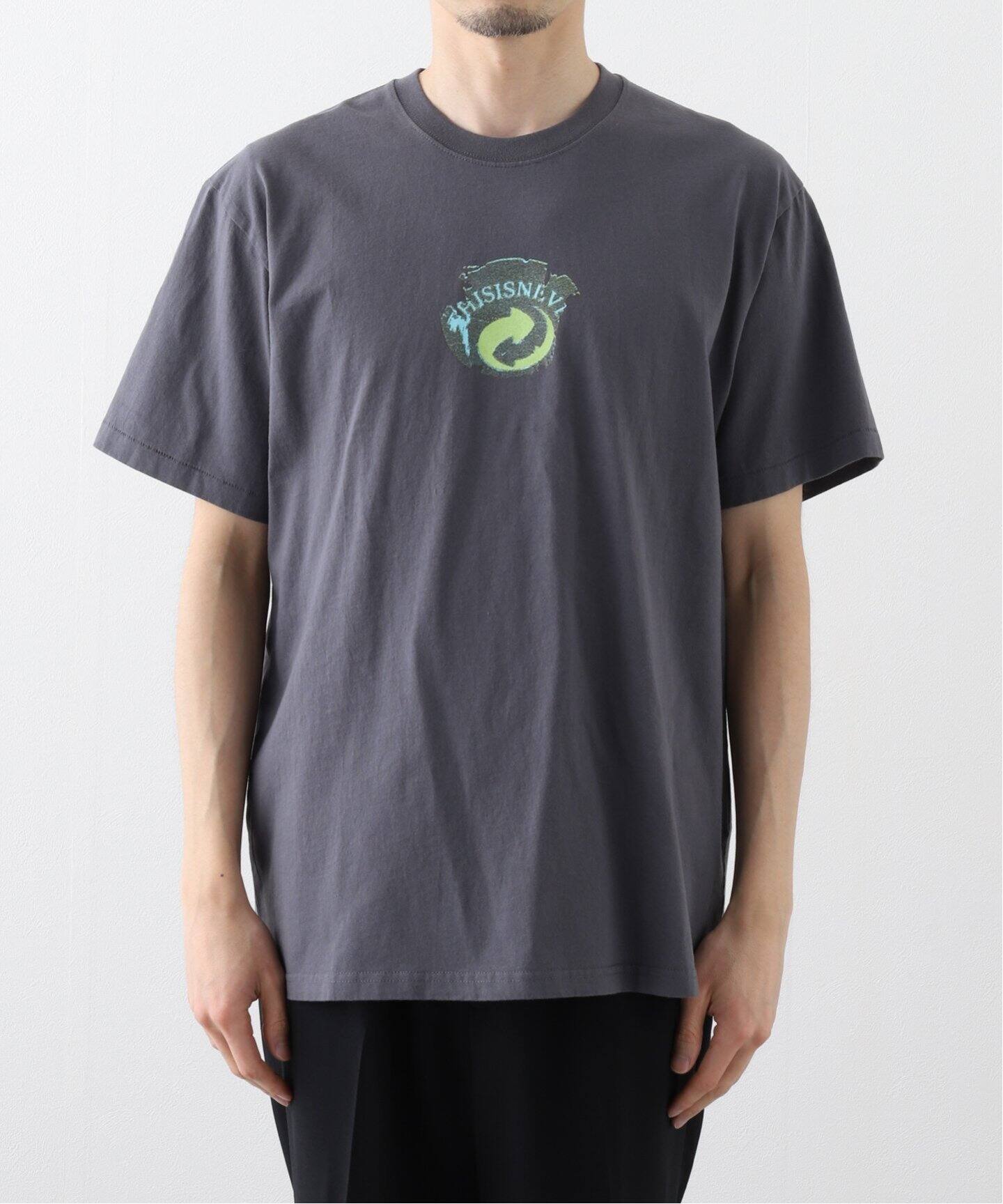 ★thisisneverthat★ Circulation Tee Dark Grey TN251TTSST14DR thisisneverthat / ディスイズネバーザット CIRCULATION TEE