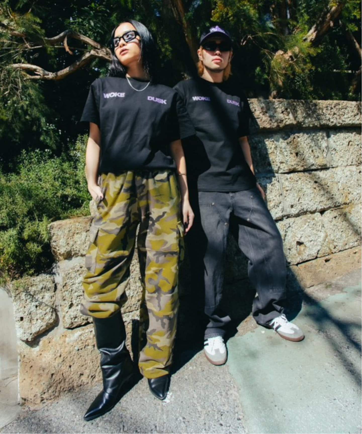 WOKE EDGE / ウォークエッジ × PALE DUSK PD STAR LOGO TEE（Tシャツ