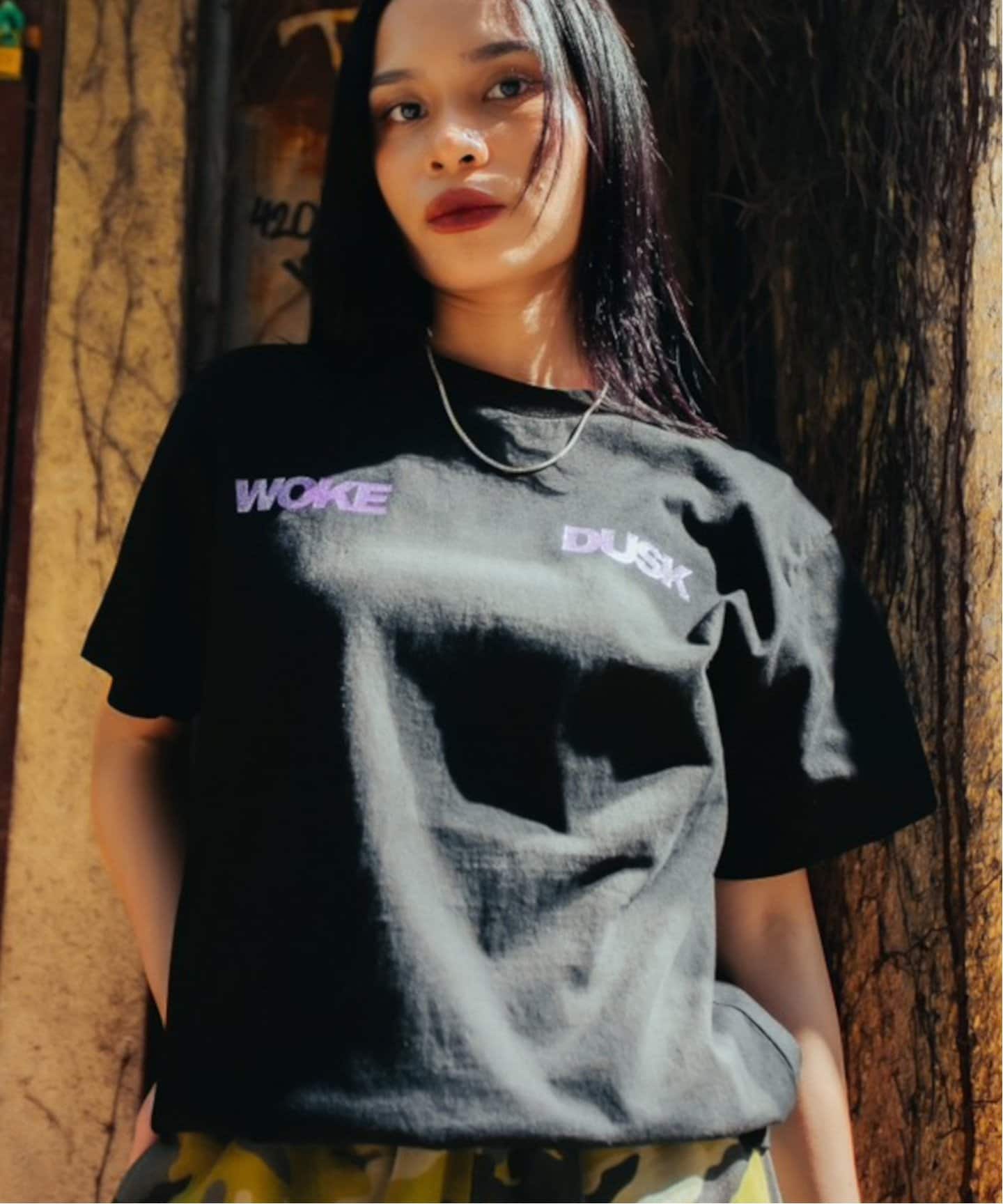 WOKE EDGE / ウォークエッジ × PALE DUSK PD STAR LOGO TEE（Tシャツ