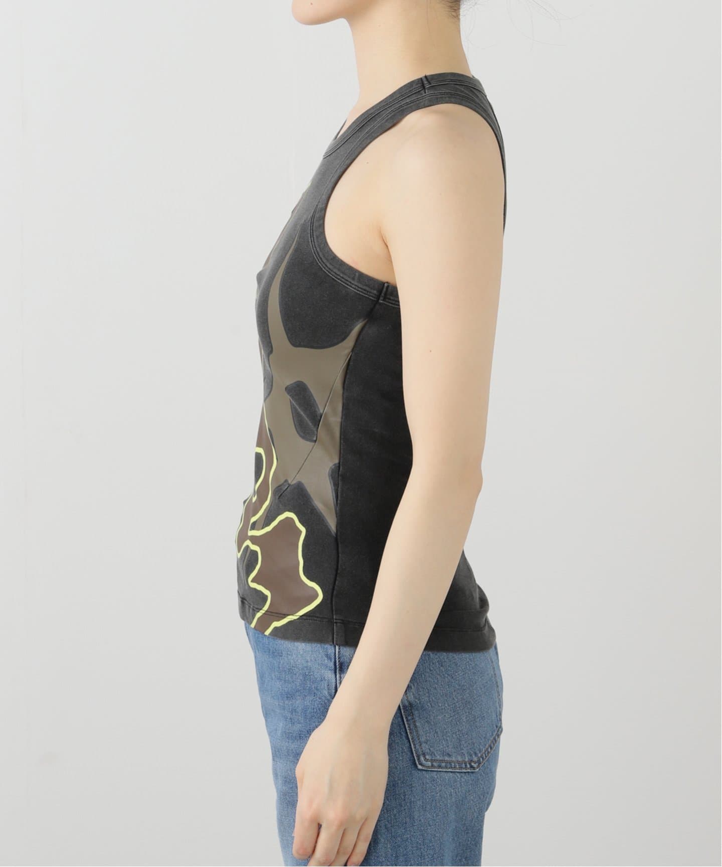 タンクトップ ノースリーブ 「P.A.M. / パム」ECLIPSE RACER TANK レディース P.A.M. / パム】ECLIPSE RACER TANK（タンクトップ）｜PULP