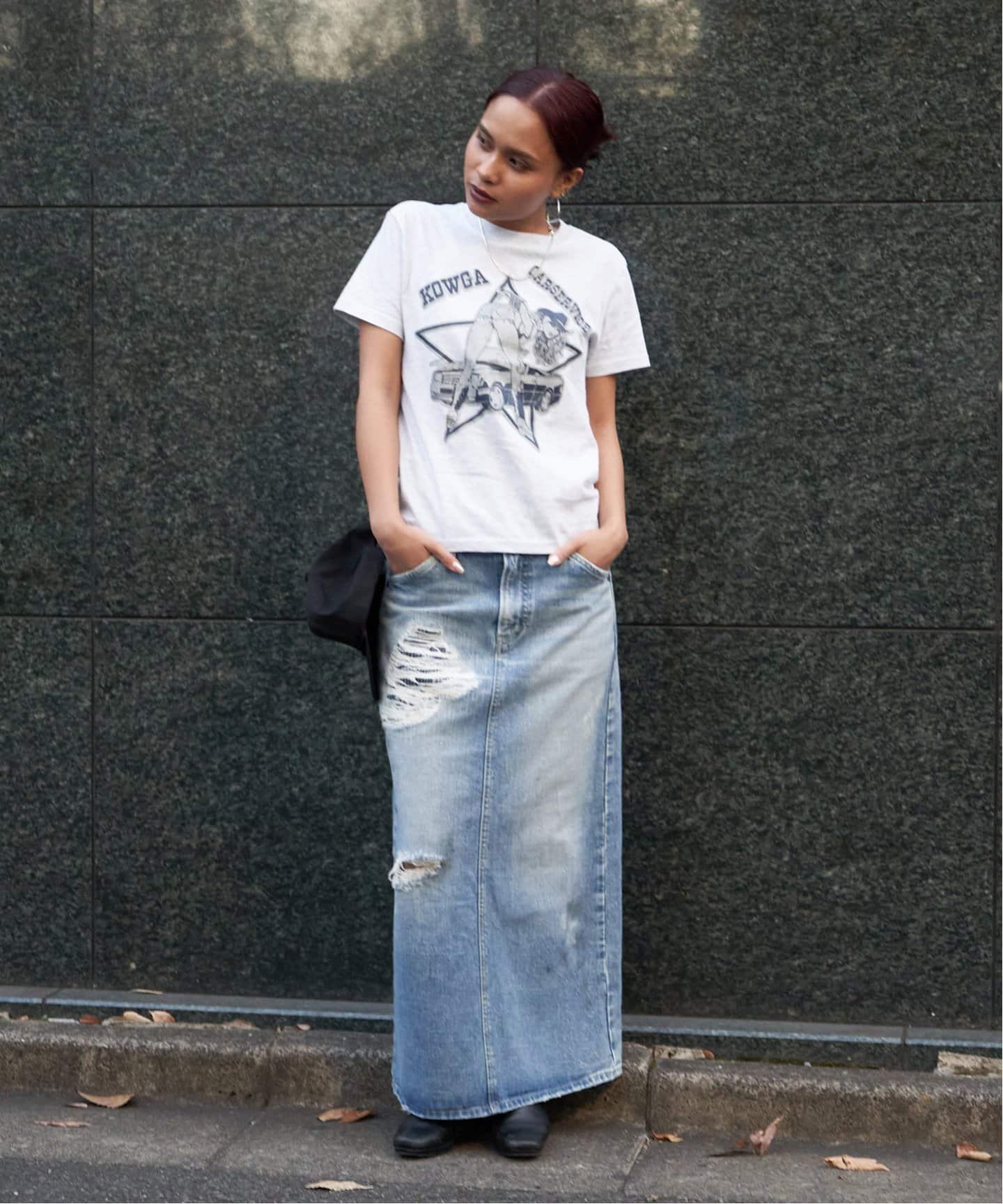 KOWGA / コウガ × CarService / カーサービス】カウ ガール T