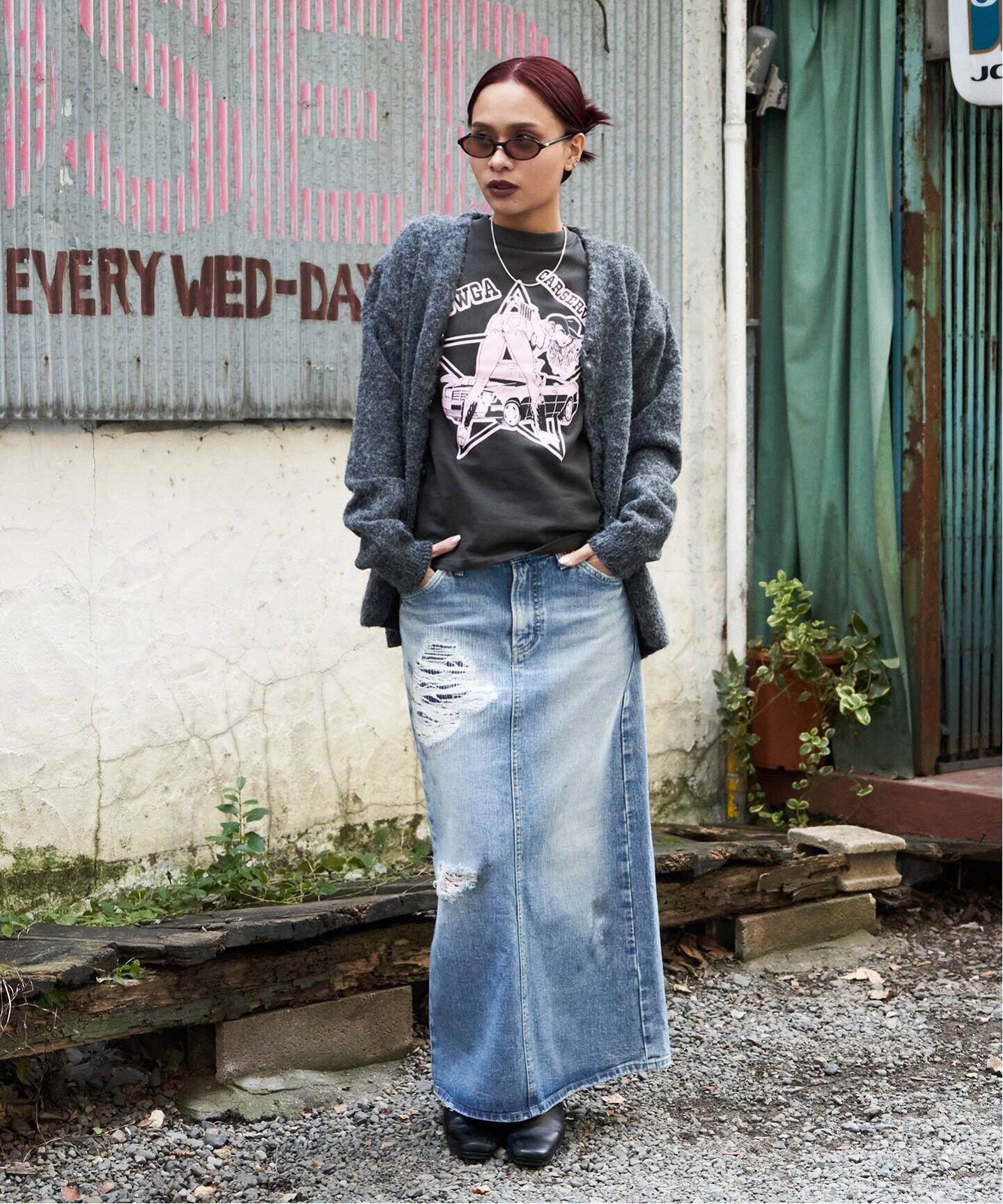 KOWGA / コウガ × CarService / カーサービス】カウ ガール Tシャツ（T