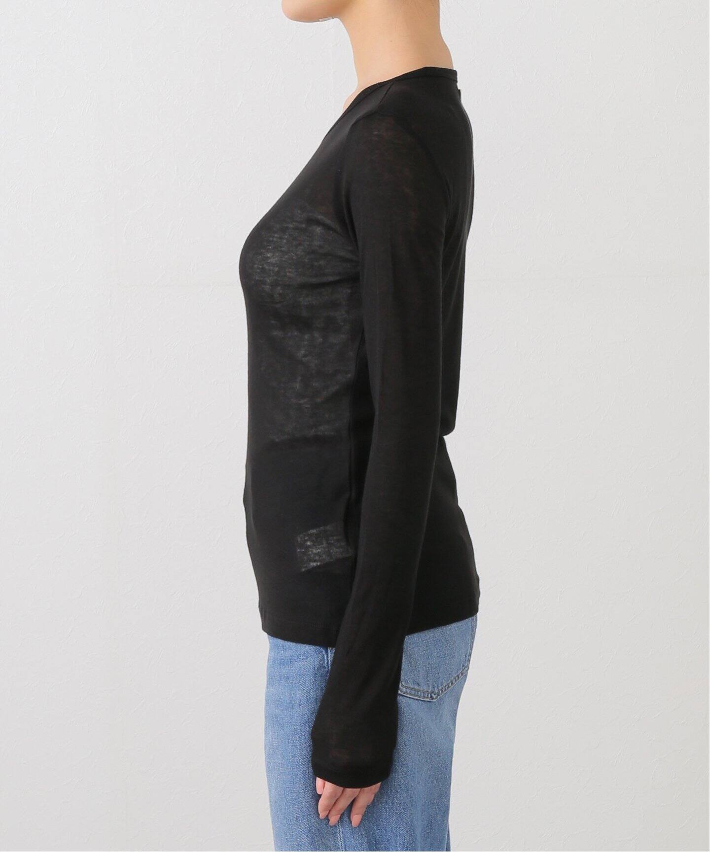 tシャツ 999HUMANITY / 999ヒューマニティ WOOL TENCEL BLENDED LAYERED レディース 999HUMANITY / 999ヒューマニティ WOOL TENCEL BLENDED LAYERED