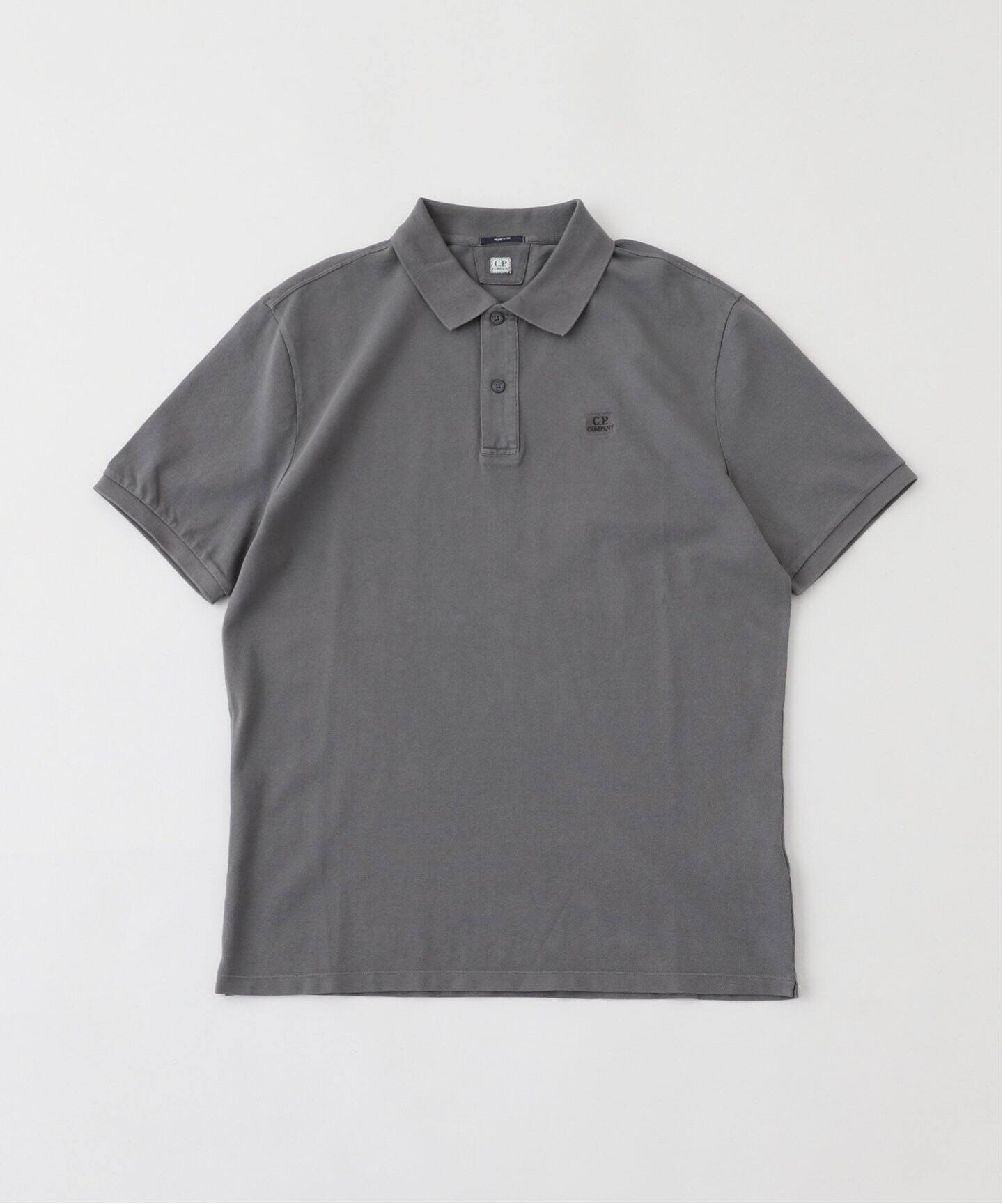 ◇ C.P.Company ロゴ コットン ポロシャツ 刈り込み シーピーカンパニー◇ 