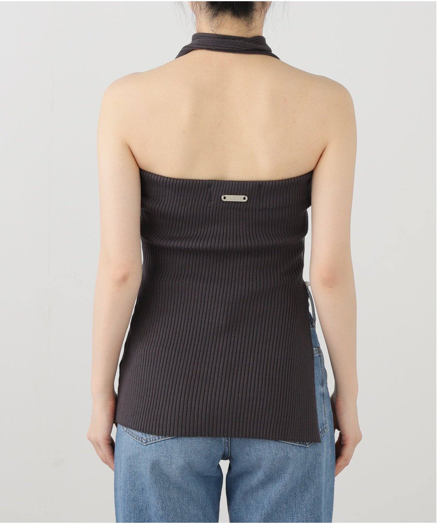 タンクトップ ノースリーブ 「Geek Office / ギークオフィス」NACHE / ナチェ ストラップ ニット タンクトップ レディース Geek Office / ギークオフィス】NACHE / ナチェ ストラップ