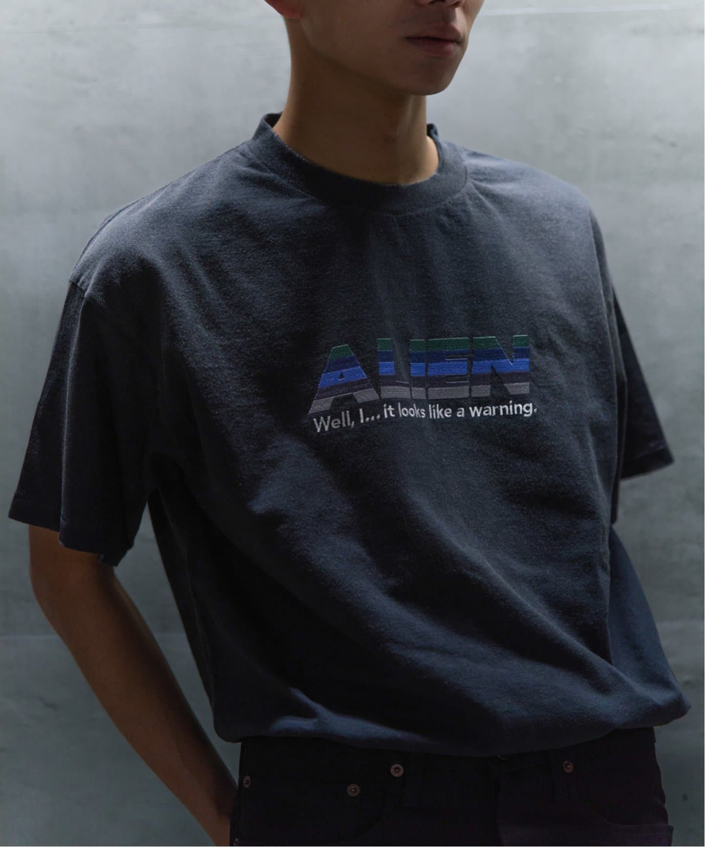 試着のみ DAIRIKU Alien Vintage Wash H-S Tee DAIRIKU / ダイリク EX Alien Vintage Wash H-S Tee（Tシャツ