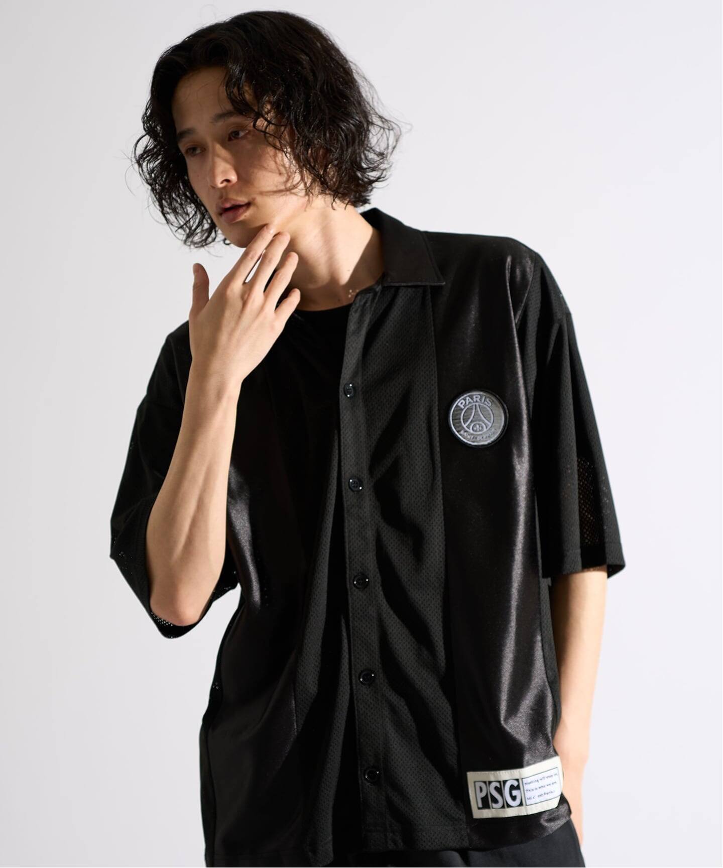 【Monsieur PARIS】ムッシュパリス(LL) 半袖シャツ 日本 セール 50%OFF】OXIJEWELカッタウェイカラーシャツ(503281359