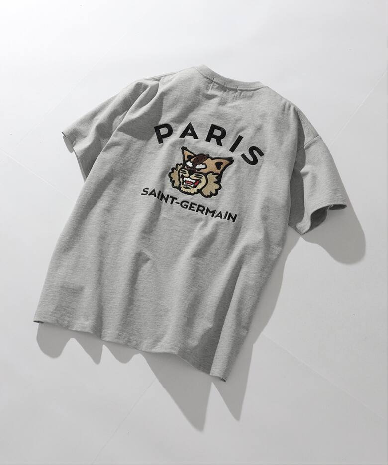 Paris Saint-Germain】カレッジロゴ刺しゅう Tシャツ（Tシャツ 
