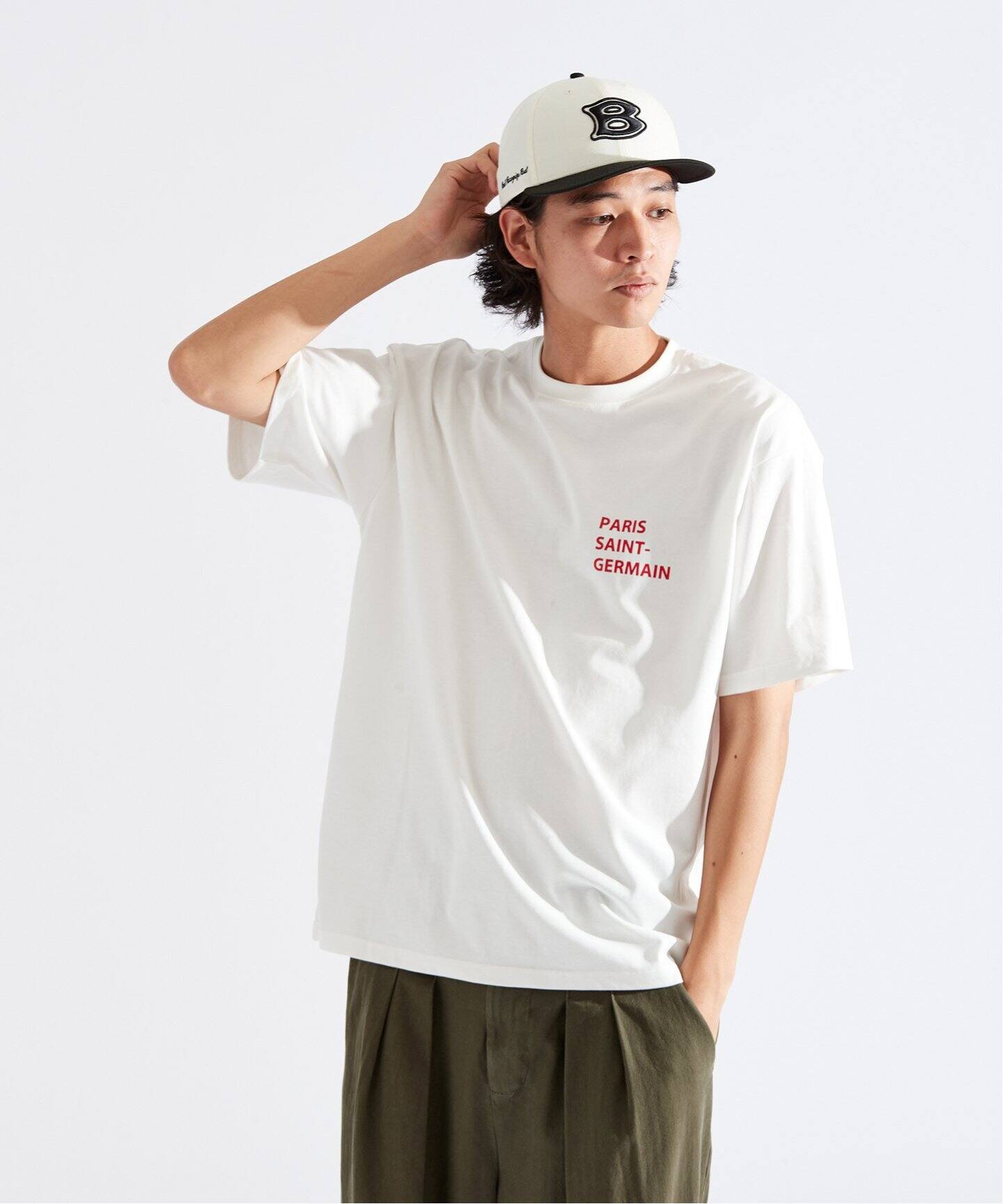 Paris Saint-Germain / パリ・サン＝ジェルマン】 JP FUTURE GRID TEE