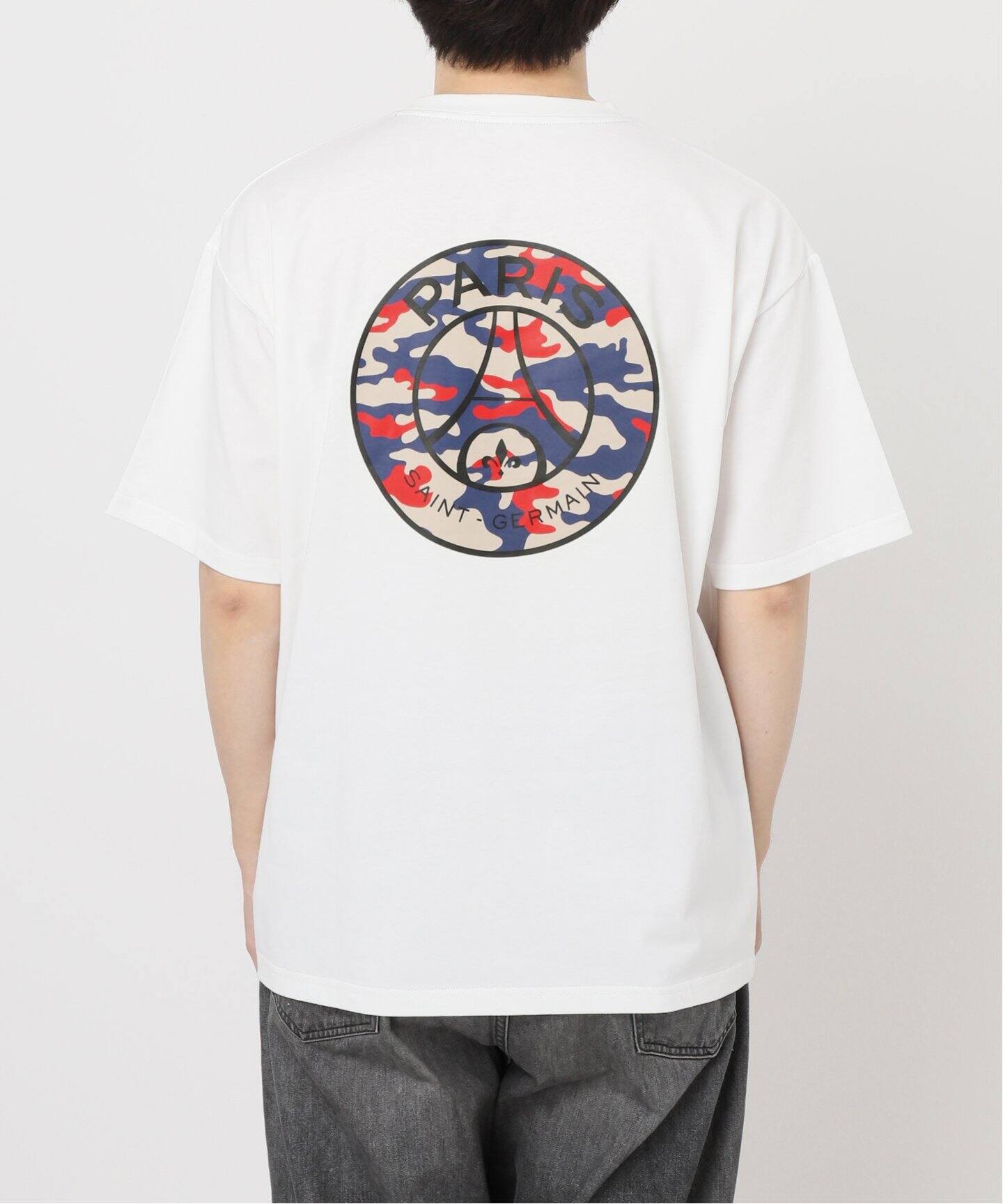 パリ・サン＝ジェルマン JP カモ エンブレム Tシャツ Paris Saint-Germain / パリ・サン＝ジェルマン】 JP CAMO