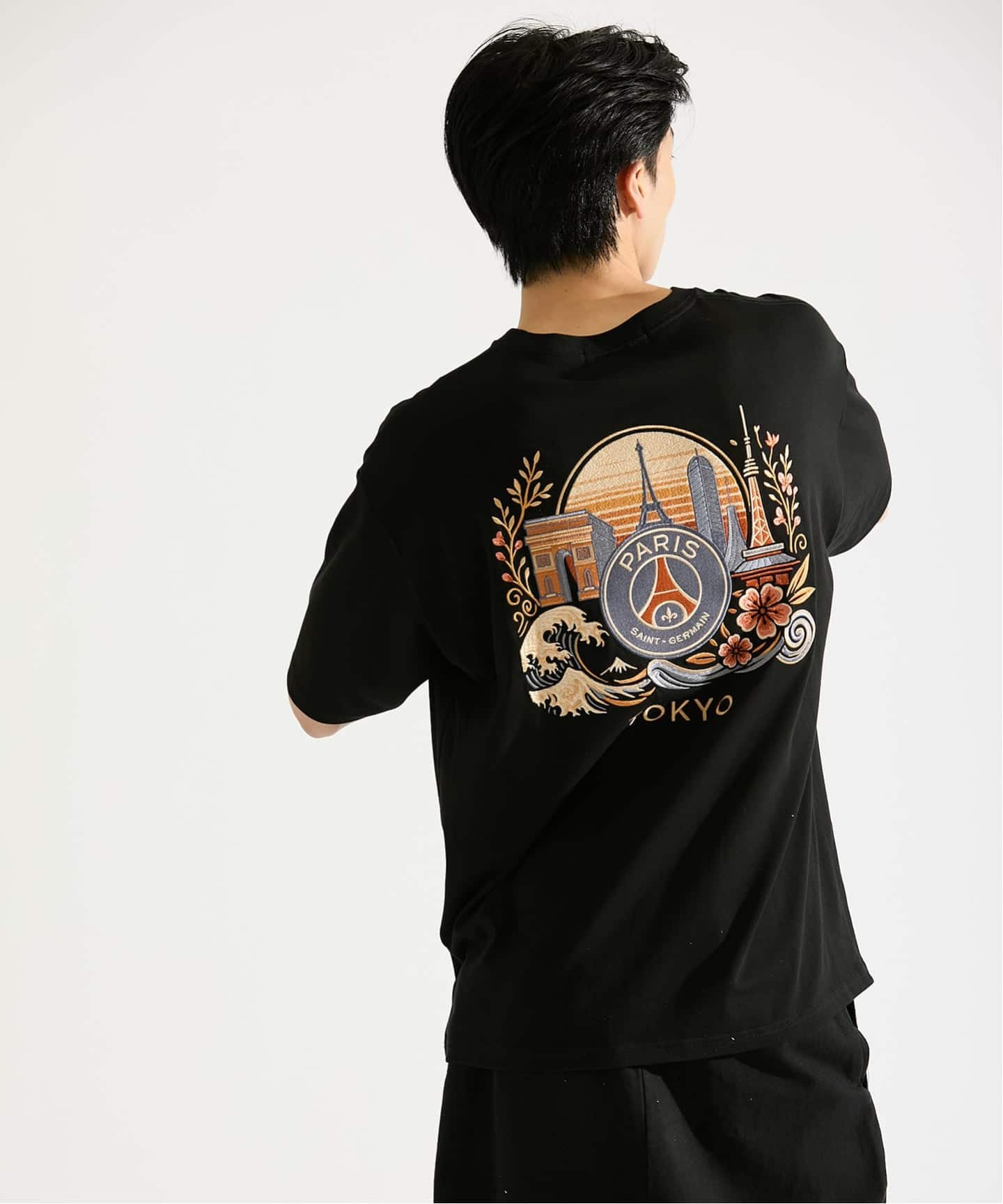 パリ・サンジェルマン シャツ 黒/黄色 NIKE パリサンジェルマン 22/23 ユニフォーム 4th 半袖 レプリカ #7