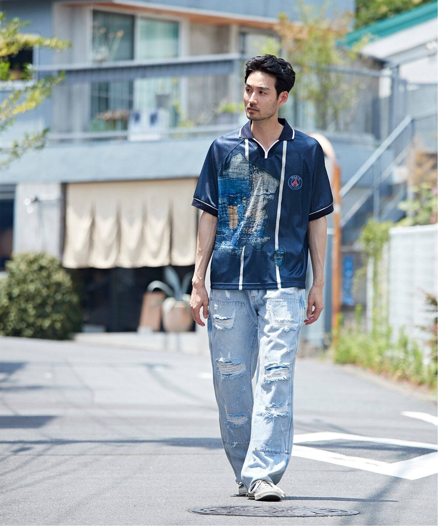 Poggy × Paris Saint-Germain】DEAR PSG PRINTED GAME SHIRT（Tシャツ 