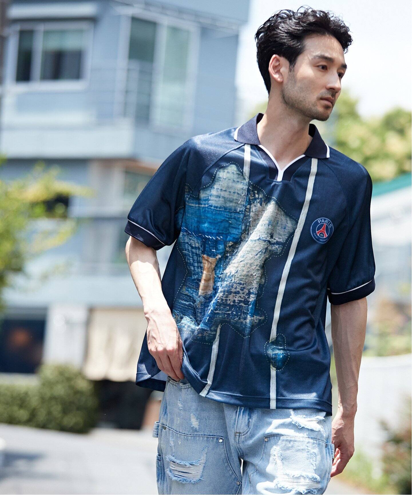 Poggy × Paris Saint-Germain】DEAR PSG PRINTED GAME SHIRT（T