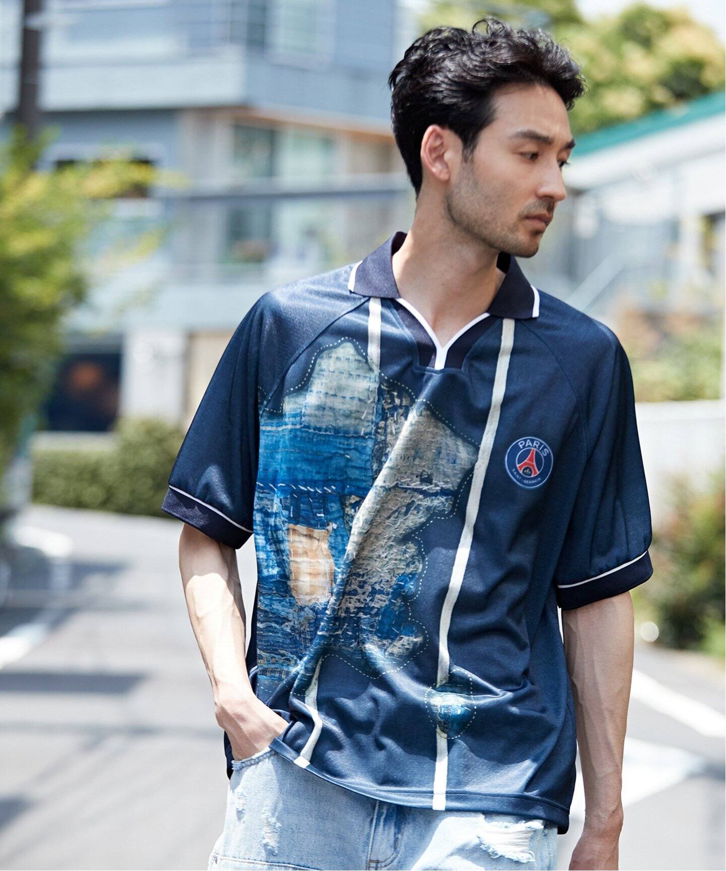 Poggy × Paris Saint-Germain】DEAR PSG PRINTED GAME SHIRT（Tシャツ
