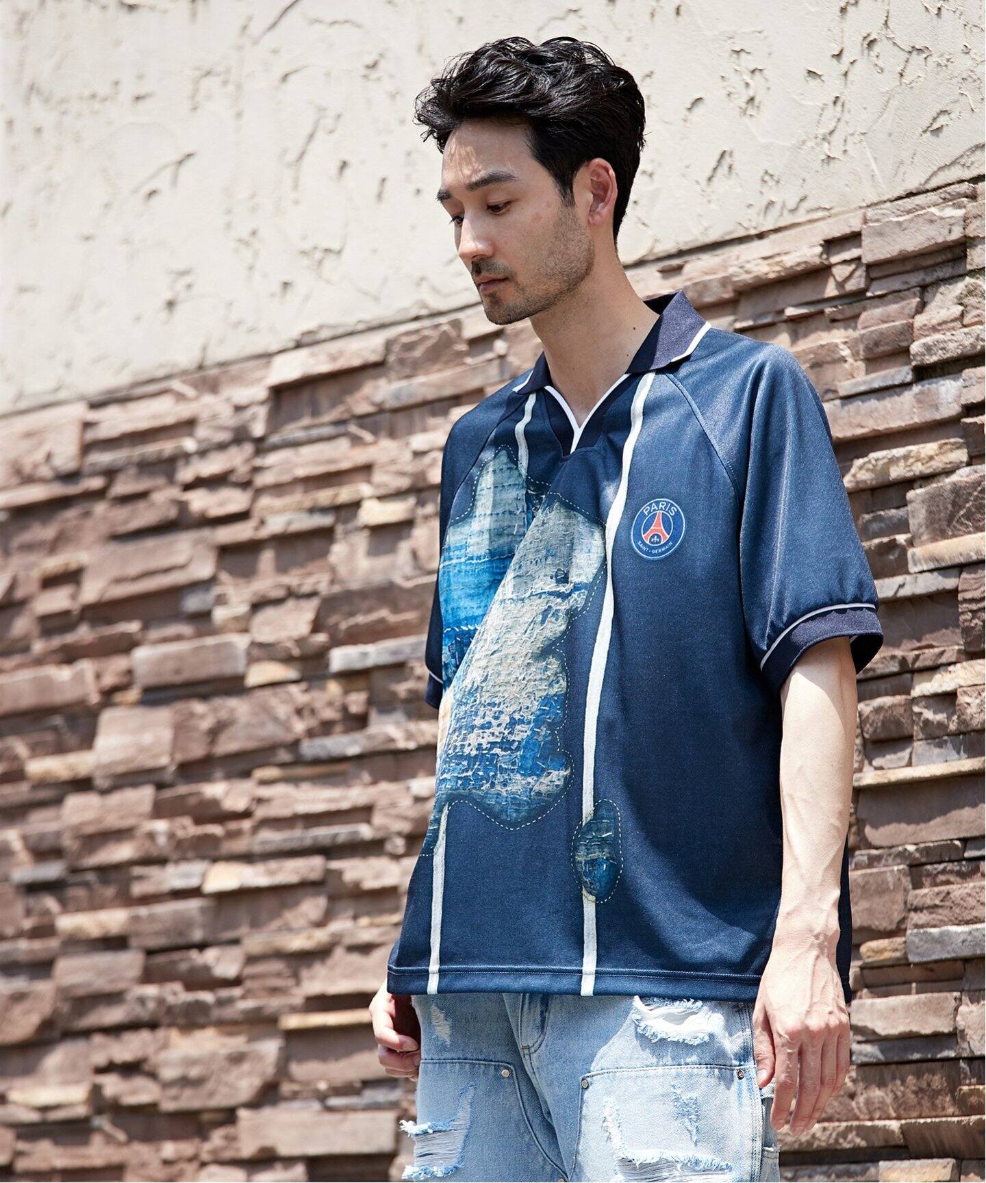 Poggy × Paris Saint-Germain】DEAR PSG PRINTED GAME SHIRT（Tシャツ 