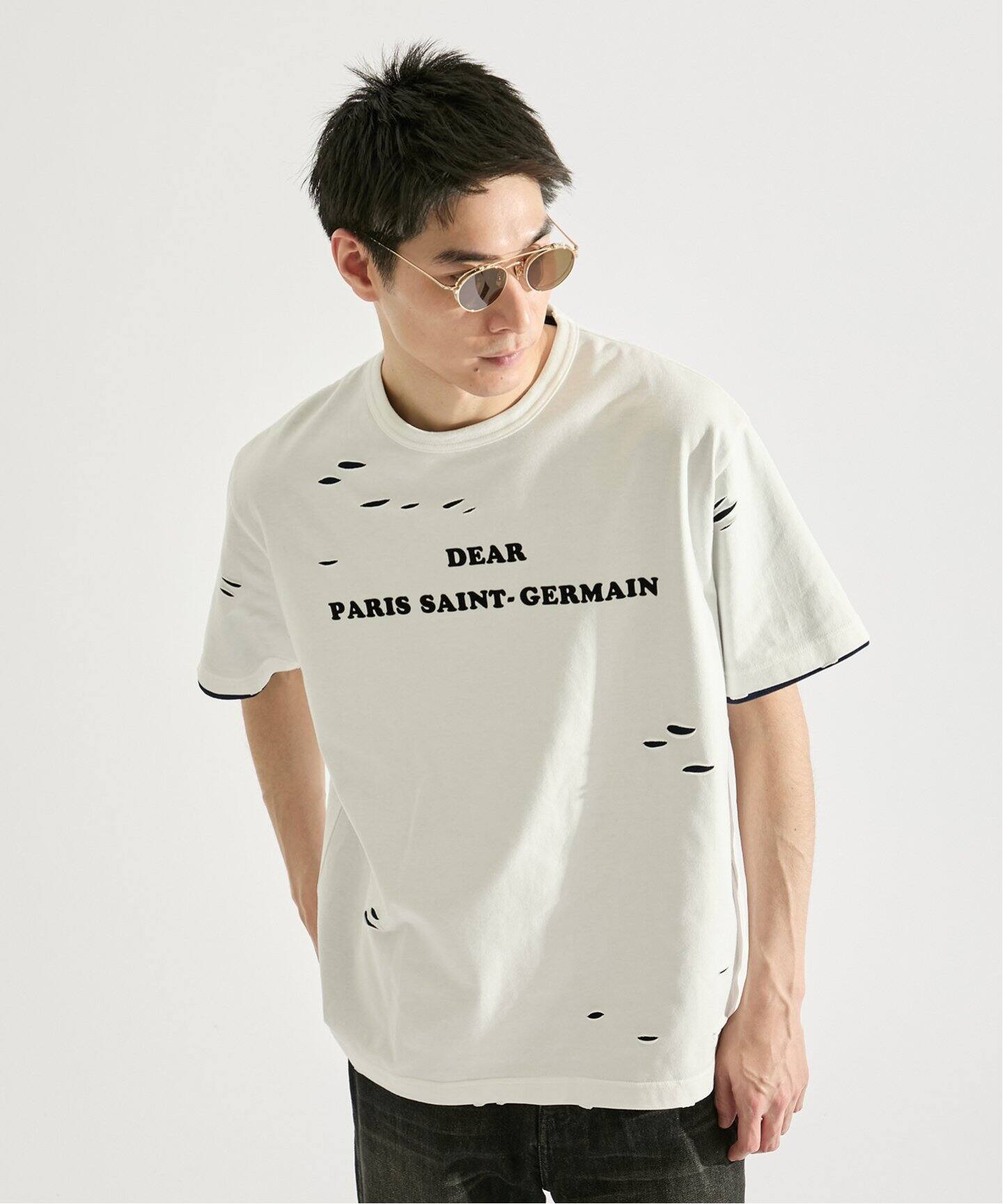 Poggy × Paris Saint-Germain】DEAR PSG LAYERED T-SHIRT（Tシャツ
