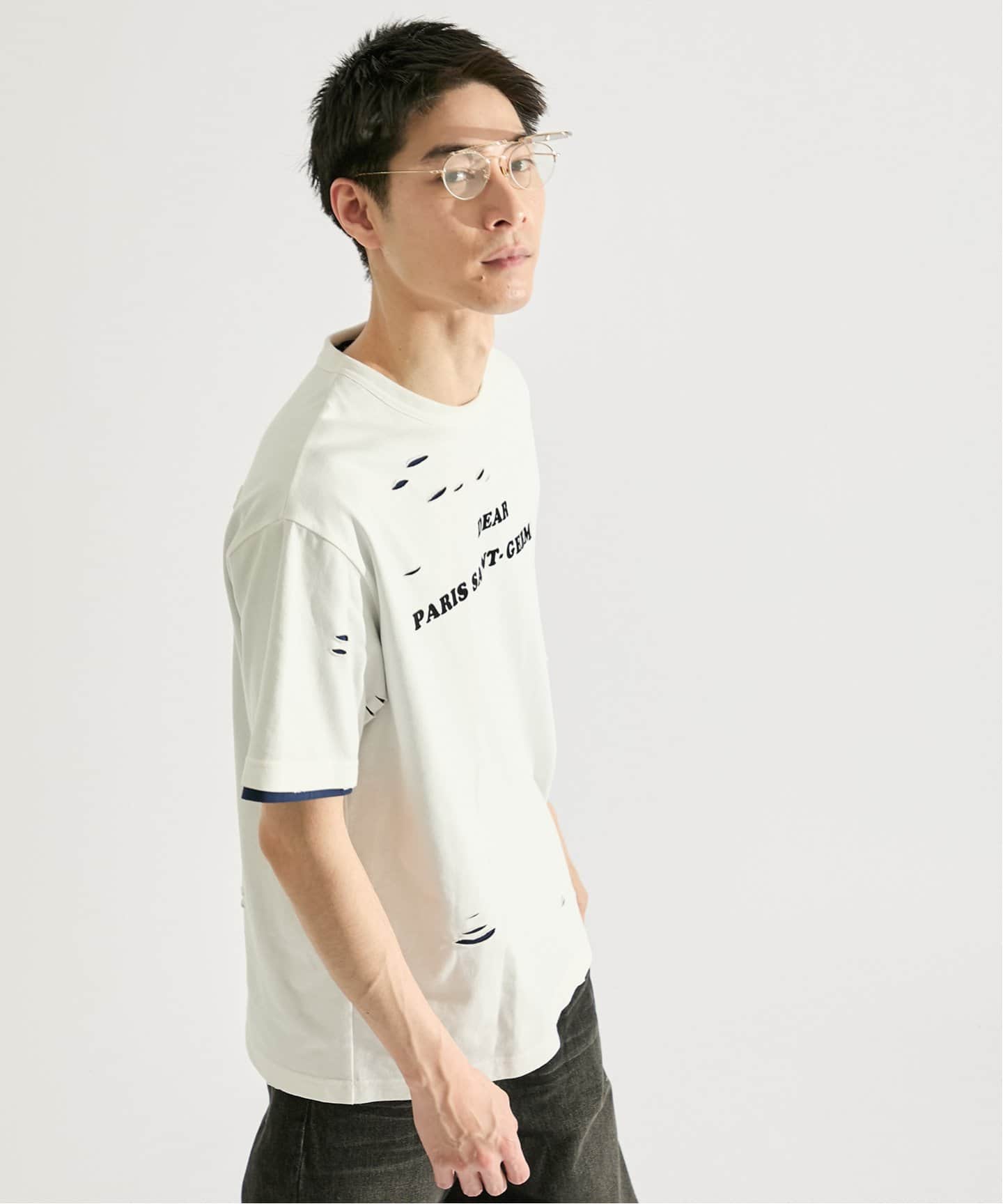 Poggy × Paris Saint-Germain】DEAR PSG LAYERED T-SHIRT（Tシャツ