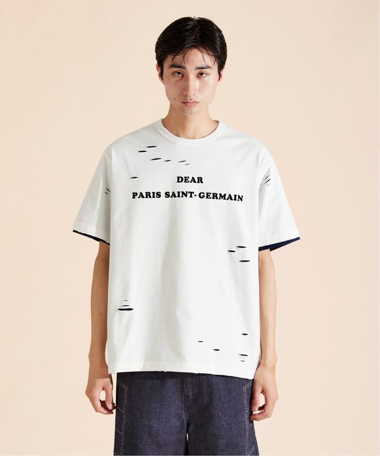 Poggy × Paris Saint-Germain】DEAR PSG LAYERED T-SHIRT（Tシャツ