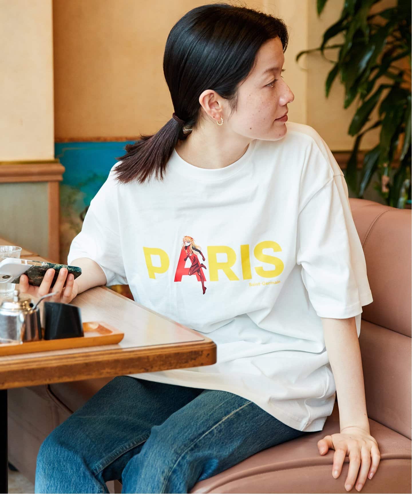 EVA*PSG】 JP ASUKA TEE（Tシャツ／カットソー）｜Paris Saint-Germain