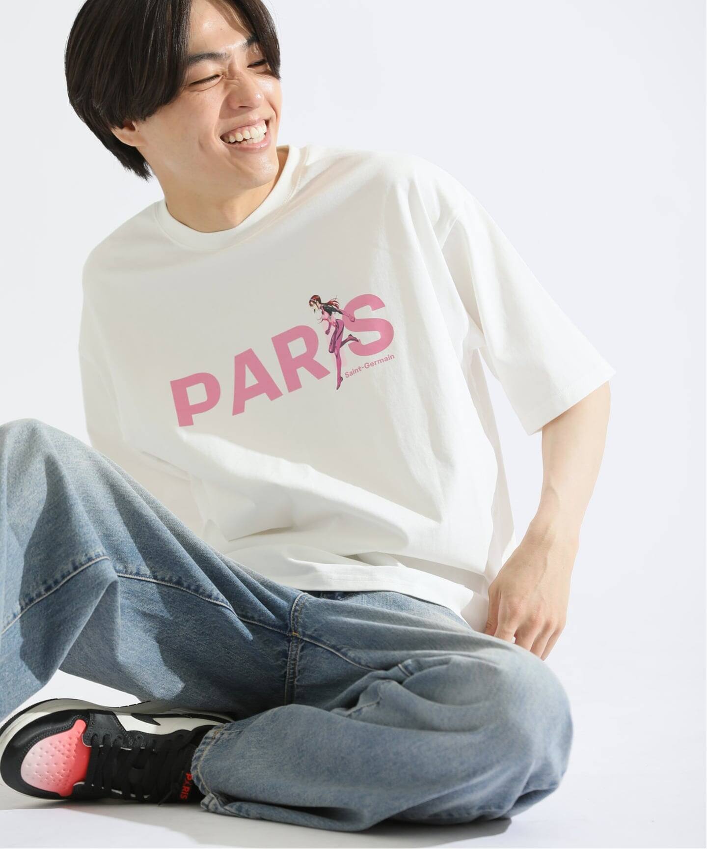 EVA*PSG】 JP MARI TEE（Tシャツ／カットソー）｜Paris Saint-Germain