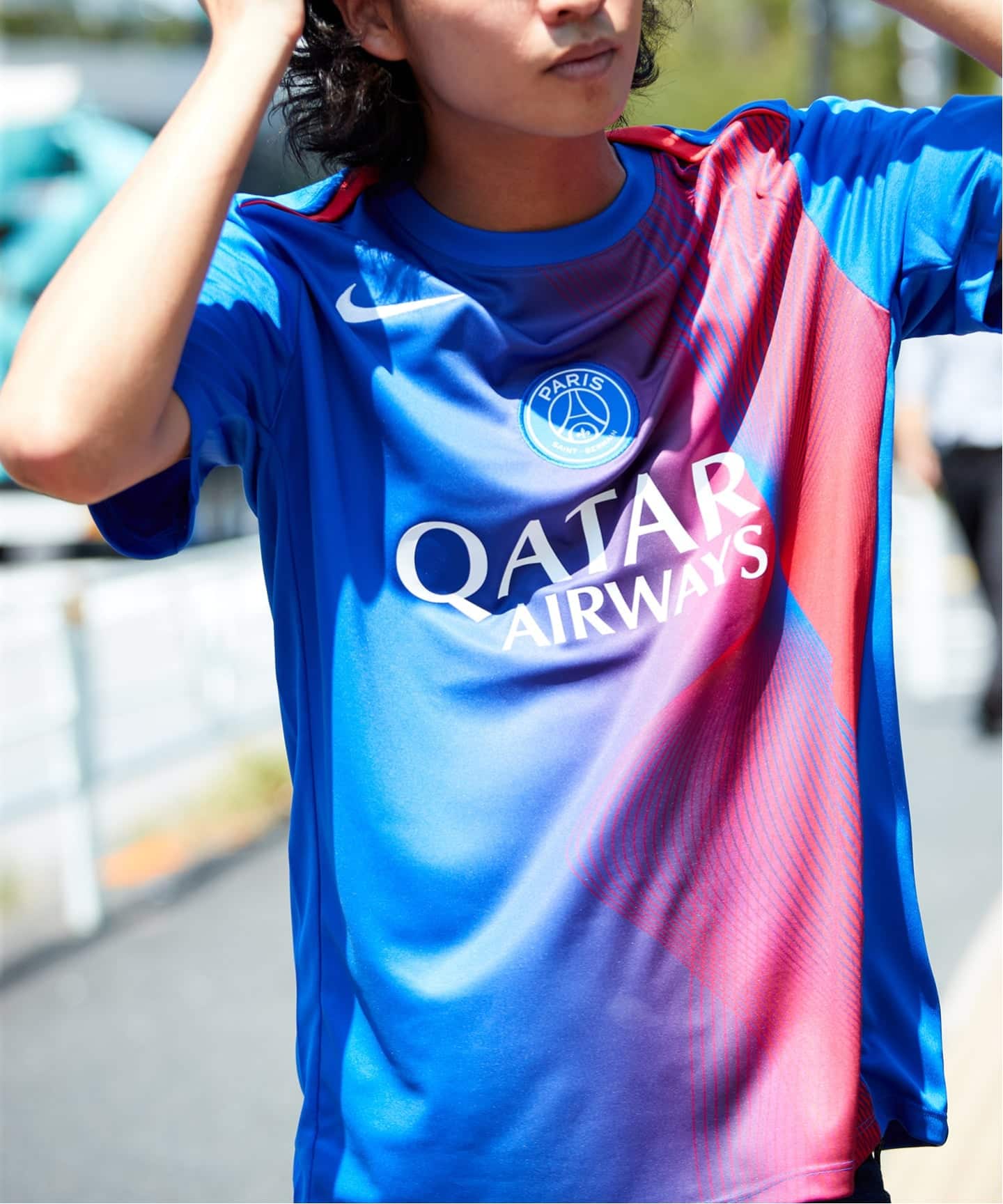 Nike Paris Saint-Germain シャツ ネイビー パリサンジェルマン PSG ナイキ NIKE コラボ T シャツ ネイビー