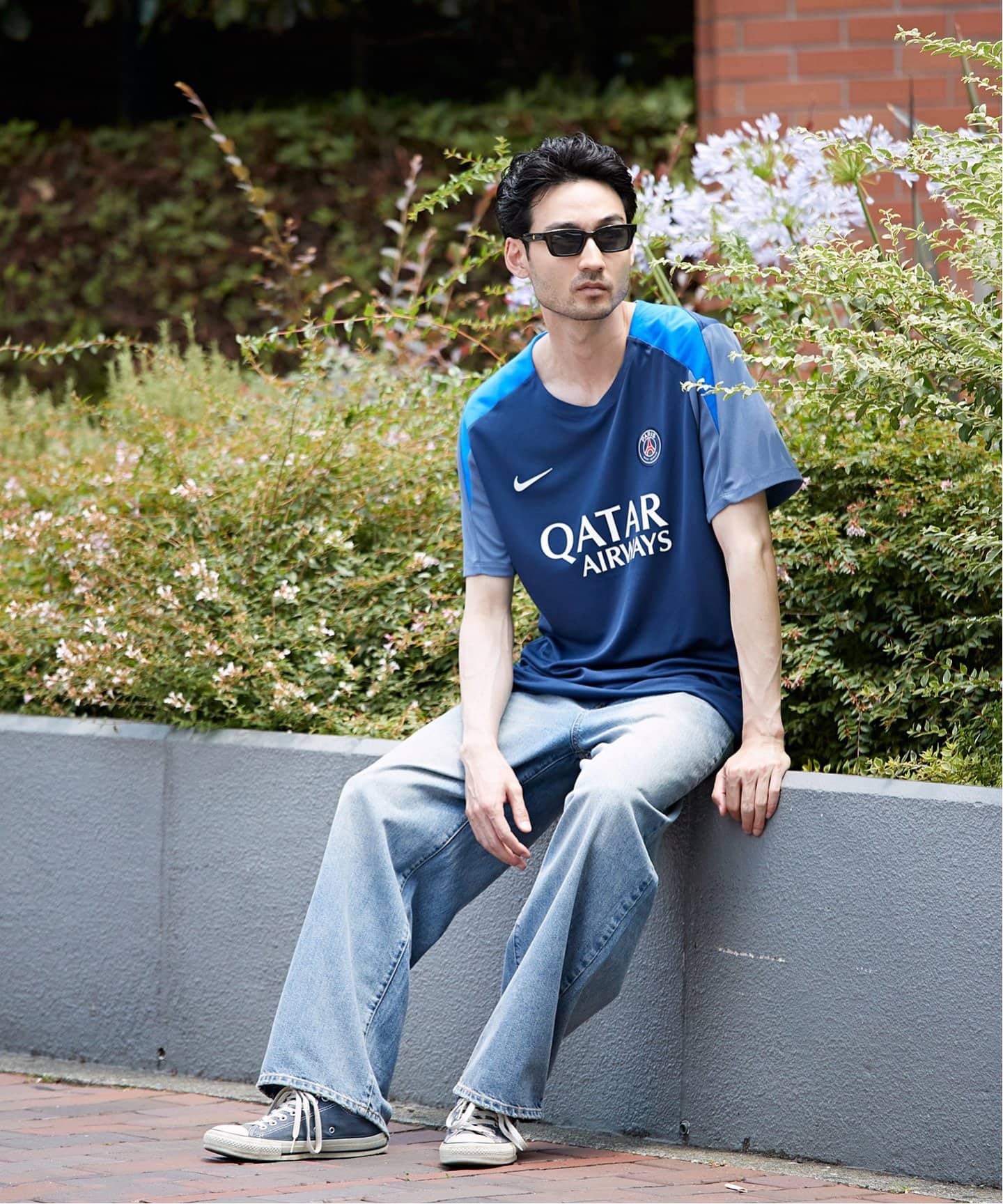 Nike PSG シャツ ネイビー/グレー Nike PSG シャツ ネイビー/グレー - メルカリ