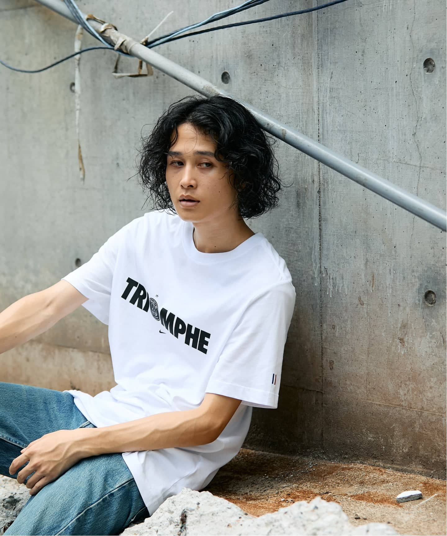 NIKE / ナイキ】PSG T-shirts Nike Men UCL A22717- 100（T