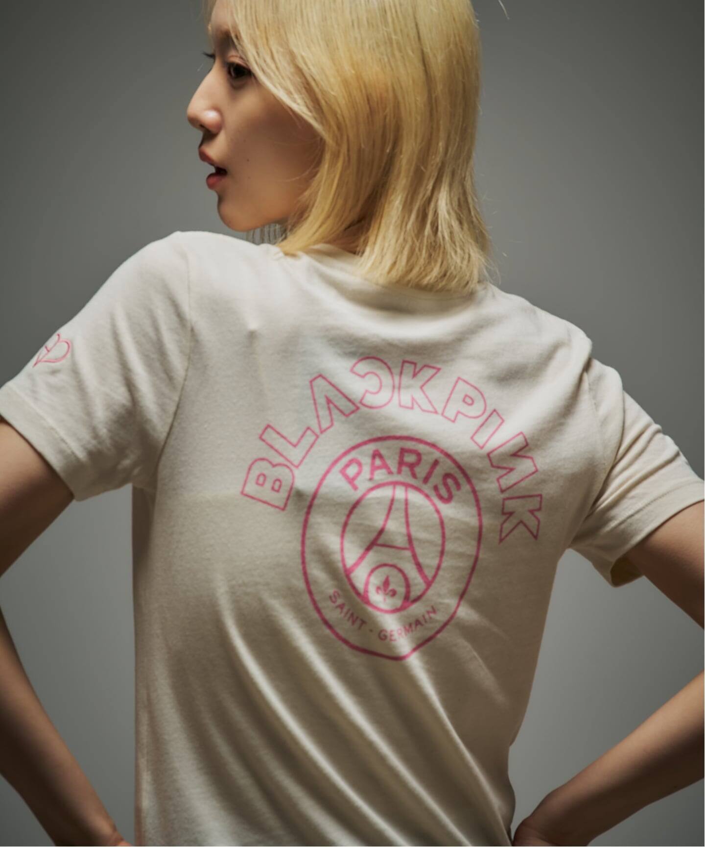 BlackpinkxPSG】Elevated Fitted GraphicTEE ST174- OFWPSG- BPP（T