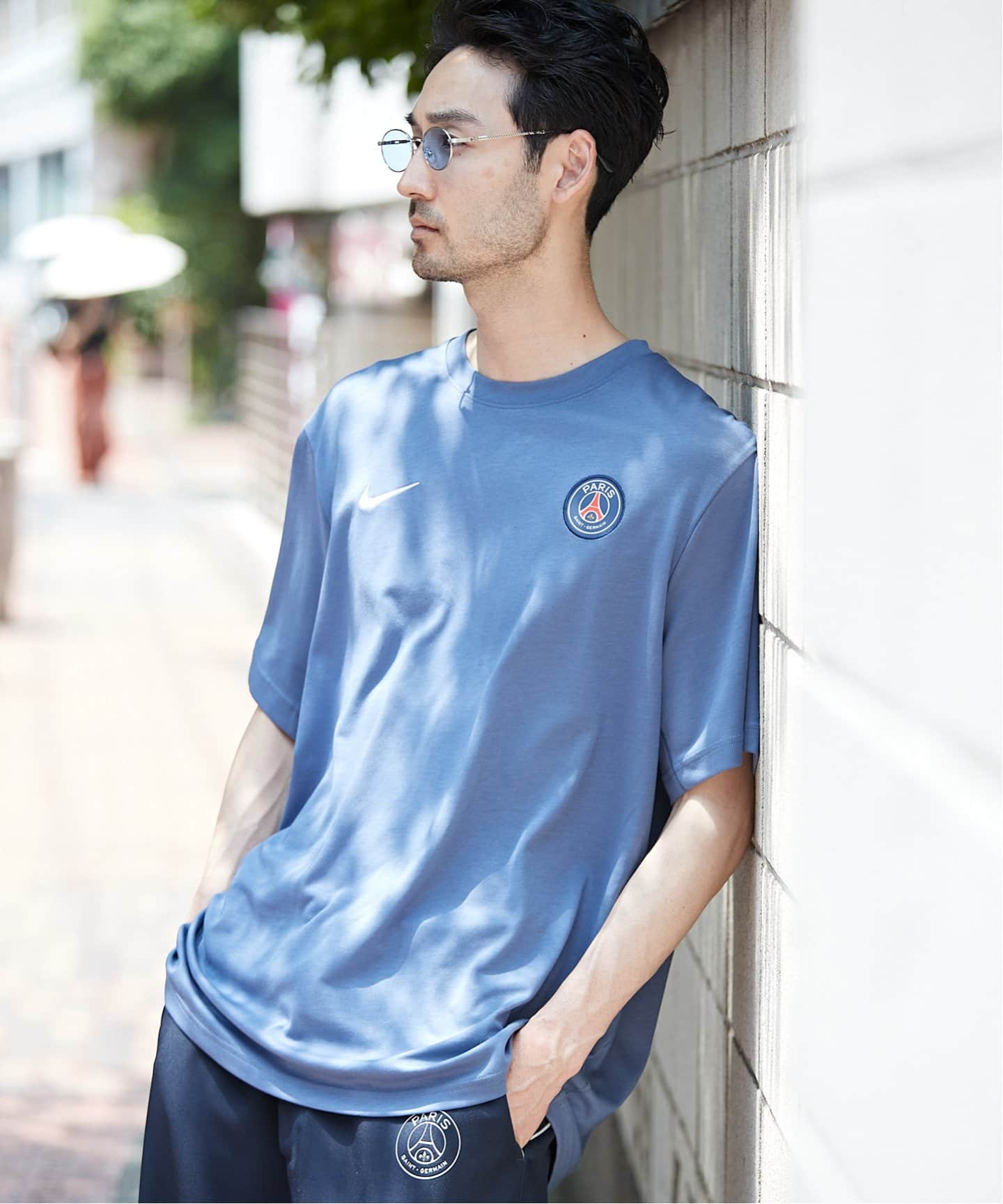 PSG パリサンジェルマン リオネルメッシ Tシャツ NAVY Paris Saint-Germain パリサンジェルマン ゴールドロゴTシャツ