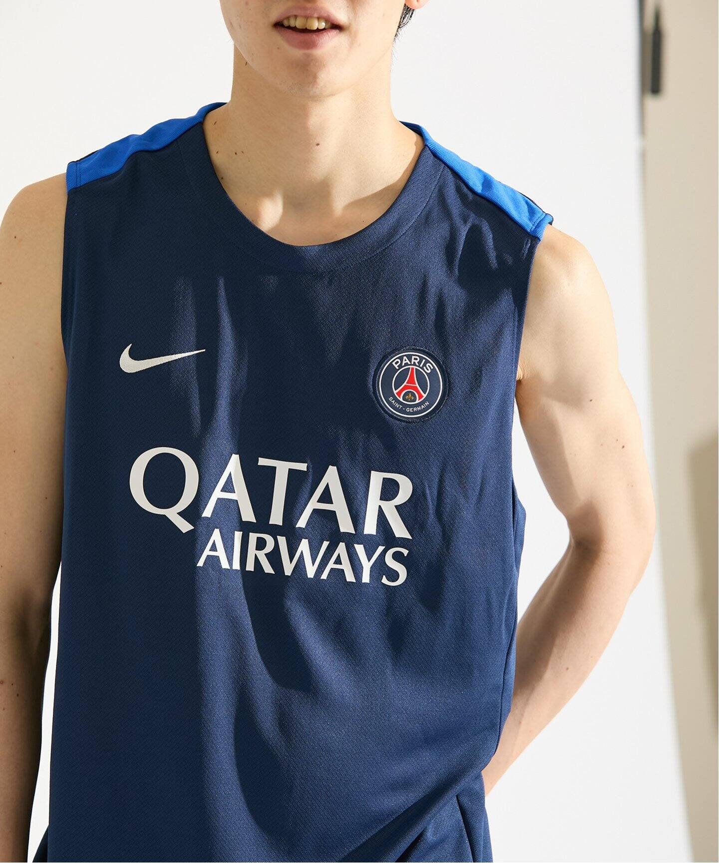 【Nike】ナイキ パリサンジェルマン サッカーシャツ(S)ネイビー NIKE ナイキ サッカー レプリカユニフォーム ジュニア パリ