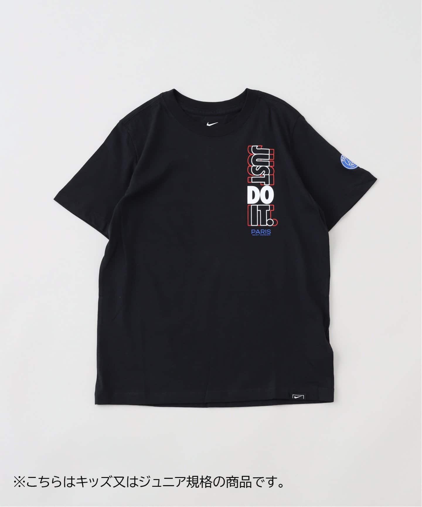 Tシャツ・カットソー [NIKE] Paris Saint-Germain T-SHIRT Men's Nike Black Paris Saint-Germain Lights T-Shirt