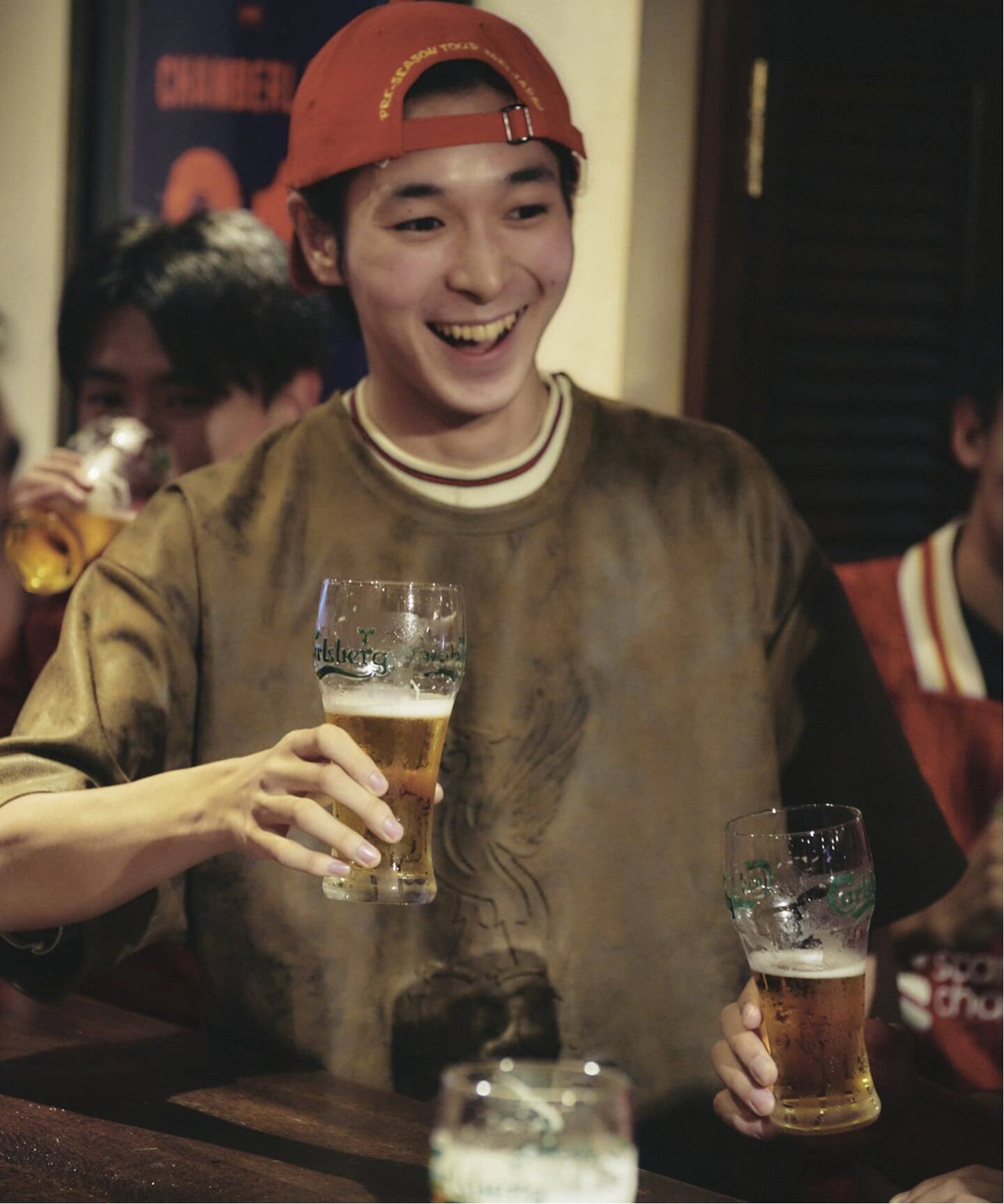 Liverpool FC / リバプール FC】FAKE LEATHER EMBOSS PRINT Tシャツ（T