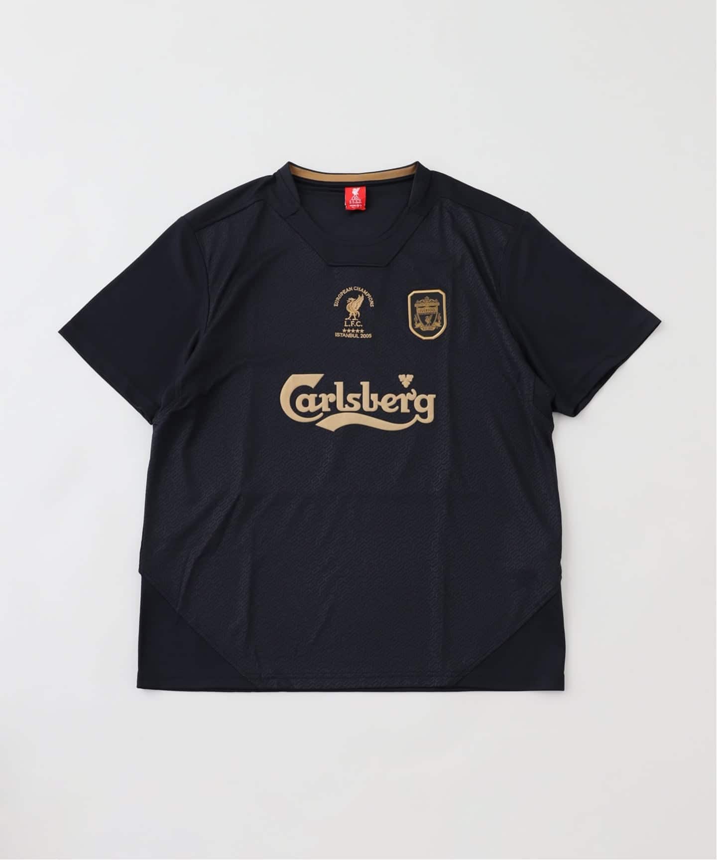 リバプールFC ブラックTシャツ Lサイズ ベイクルーズ Liverpool FC / リバプール FC】3D METALLIC PRINT Tシャツ（T