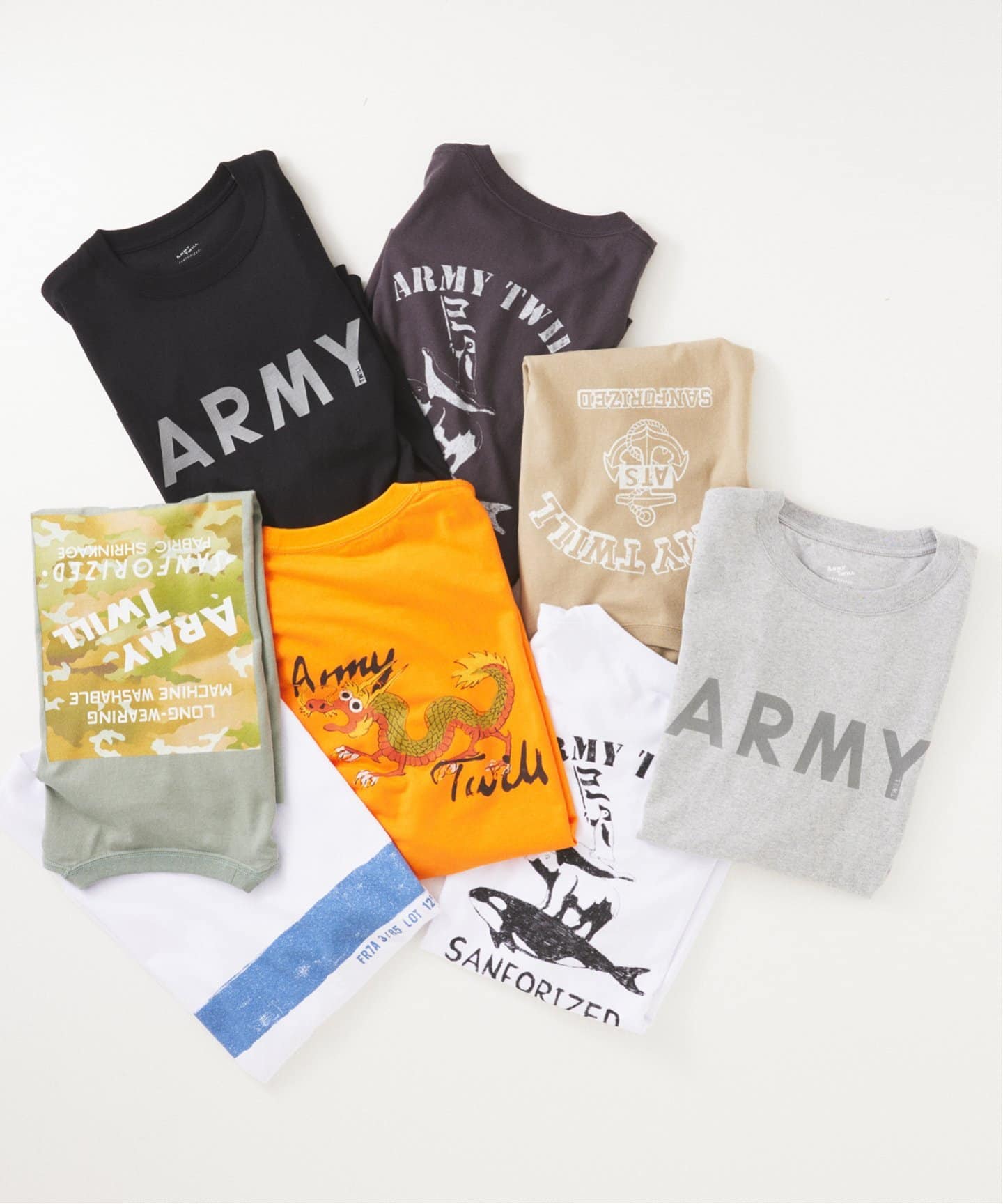ARMY TWILL / アーミーツイル 別注 プリントTシャツ（Tシャツ