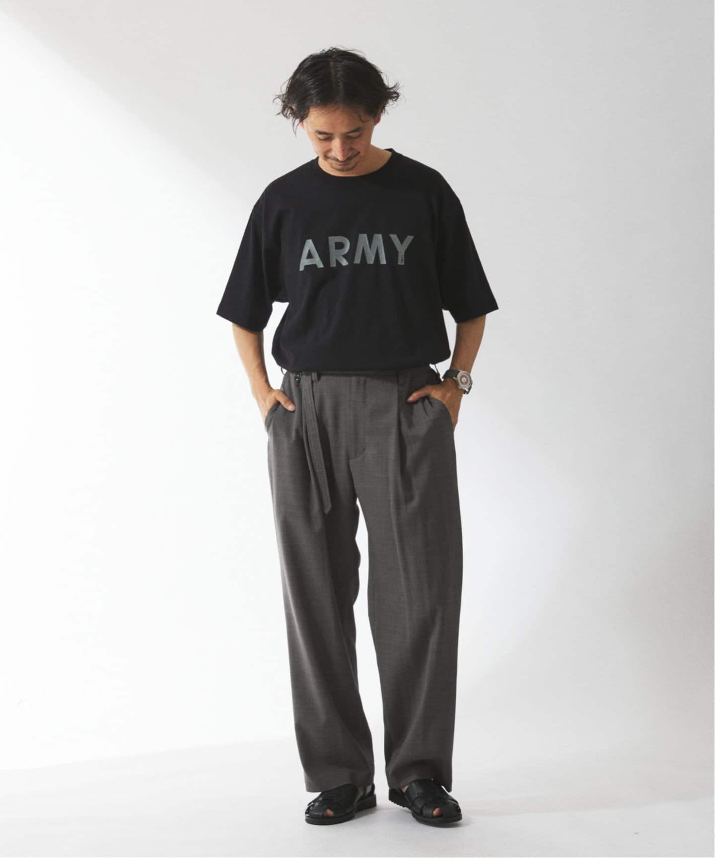 【新品】Journal Standard relume Army twill ARMY TWILL / アーミーツイル 別注 プリントTシャツ（Tシャツ