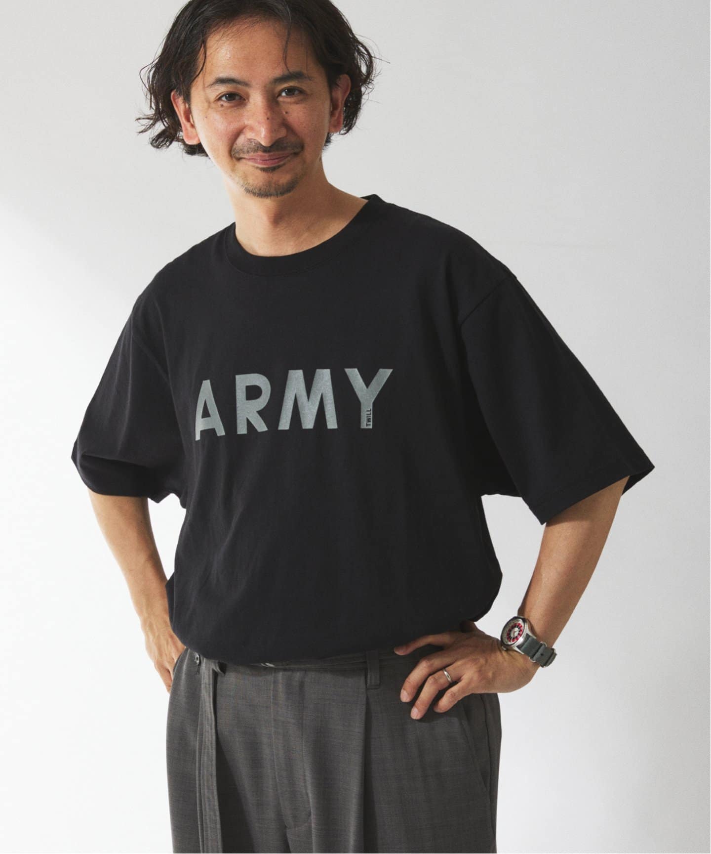 ARMY TWILL / アーミーツイル 別注 プリントTシャツ（Tシャツ