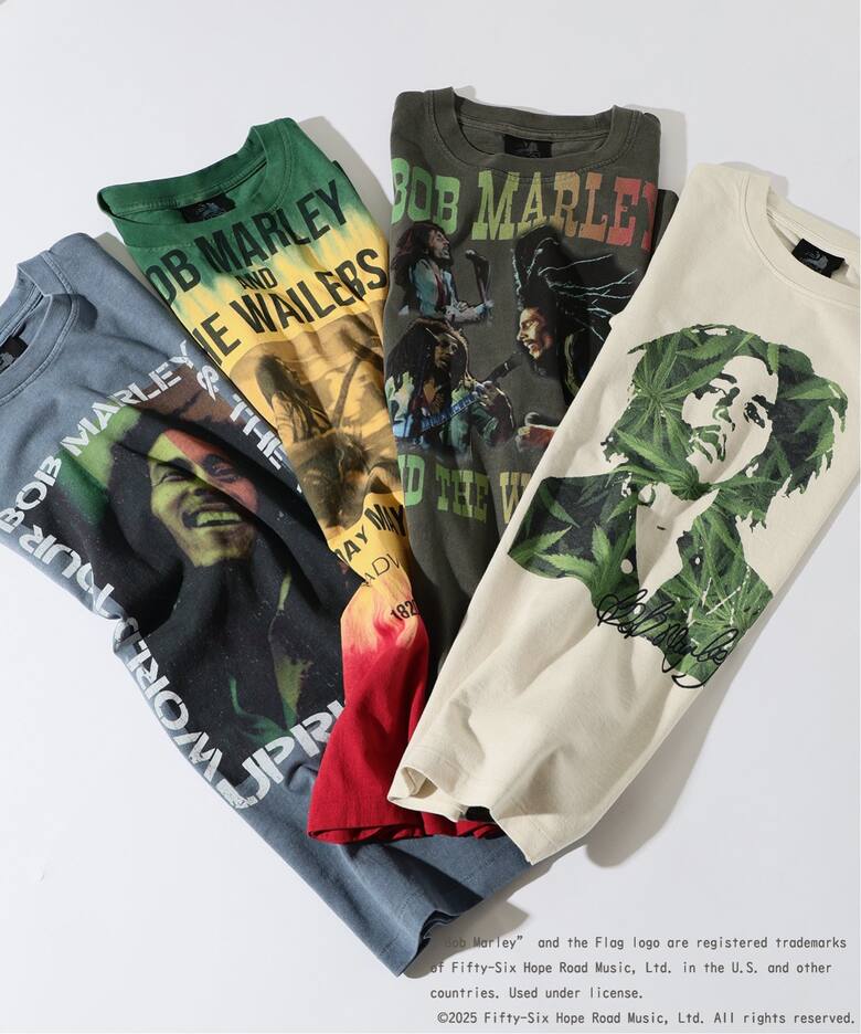 BOB MARLEY / ボブ・マーリー 別注 フェードプリントTシャツ（Tシャツ 