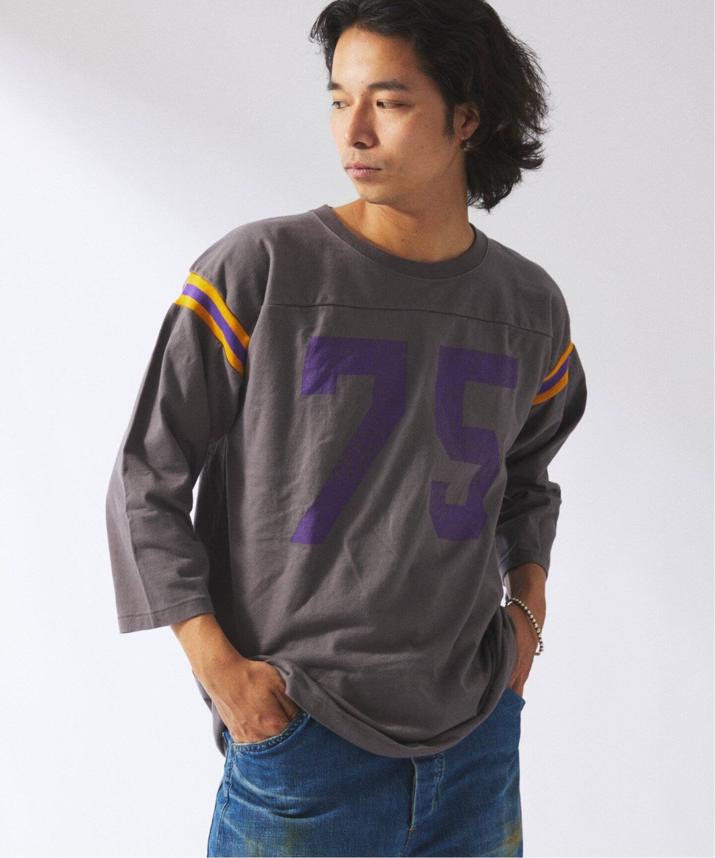 【完売size】MASON / メイソン 別注 フットボールTシャツ coen MASON（メイソン）別注フットボールロゴTシャツ