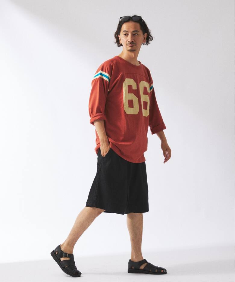 LENO × JOURNAL STANDARD relume フットボールT M MASON / メイソン 