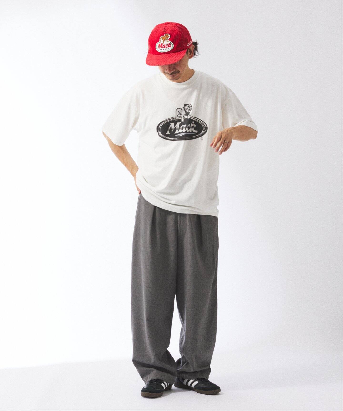 MACK TRUCKS / マック・トラックス 別注 フェード プリント Tシャツ（T