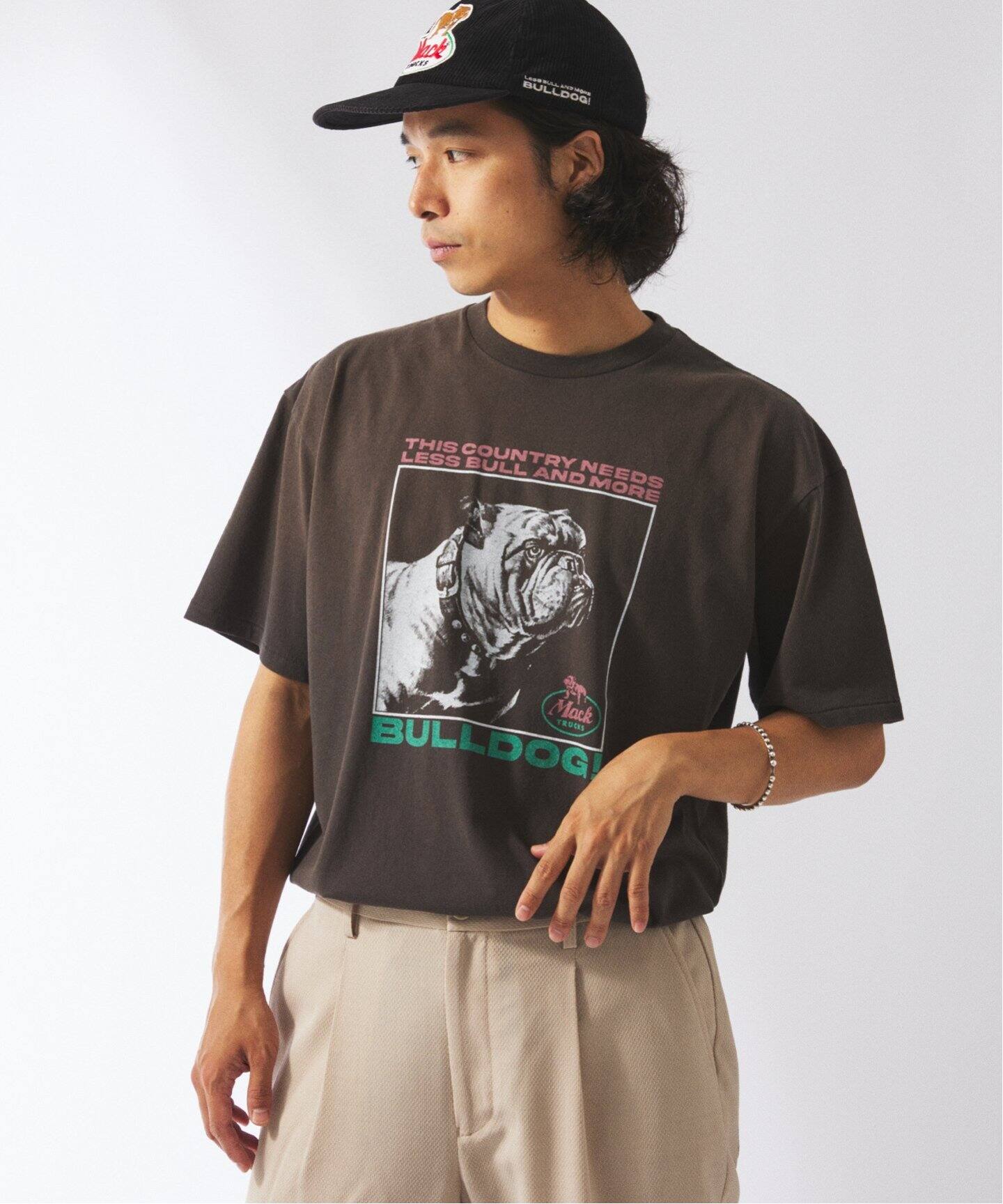 MACK TRUCKS / マック・トラックス 別注 フェード プリント Tシャツ(T MACK TRUCKS / マック・トラックス 別注 フェード プリント Tシャツ(T