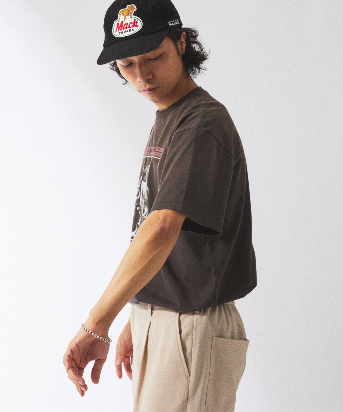 MACK TRUCKS / マック・トラックス 別注 フェード プリント Tシャツ（T