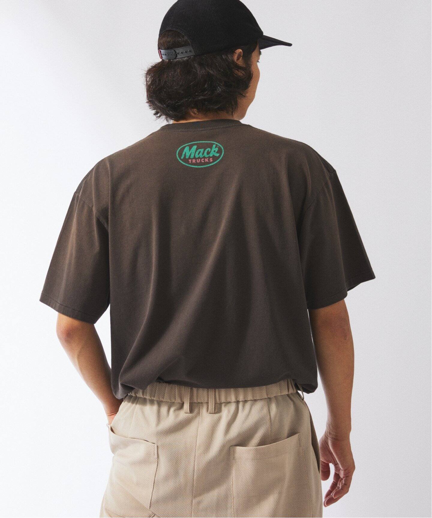 MACK TRUCKS / マック・トラックス 別注 フェード プリント Tシャツ（T