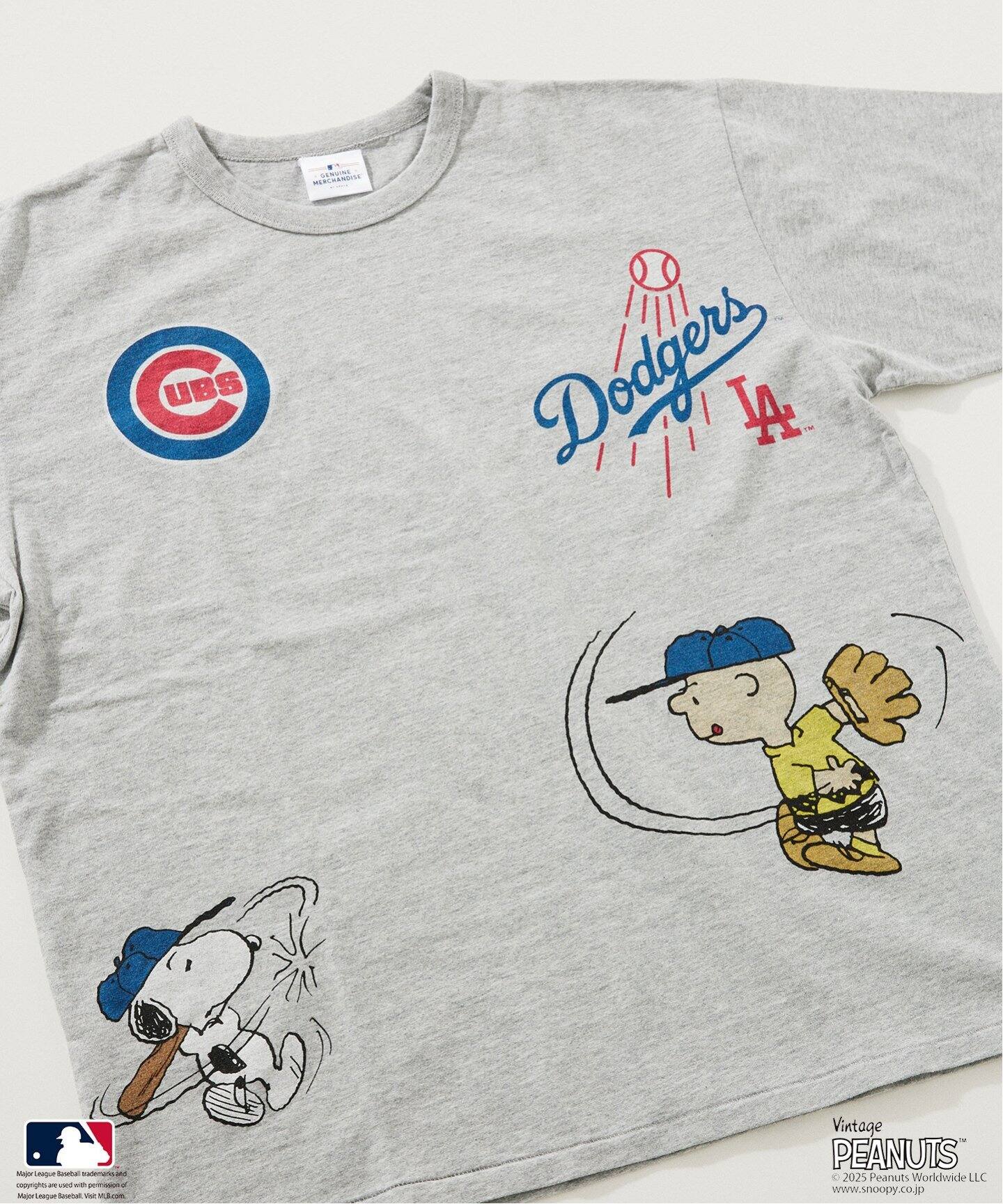 PEANUTS別注　MLB開幕戦ベースボールプリントTシャツ PEANUTS 別注 MLB開幕戦 ベースボール プリントTシャツ（Tシャツ