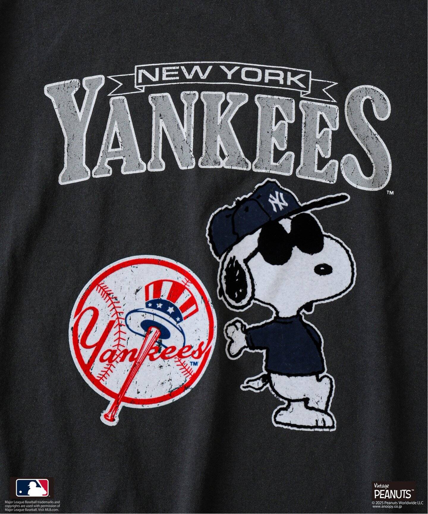 PEANUTS 別注 MLB ベースボール プリントTシャツ（Tシャツ／カットソー