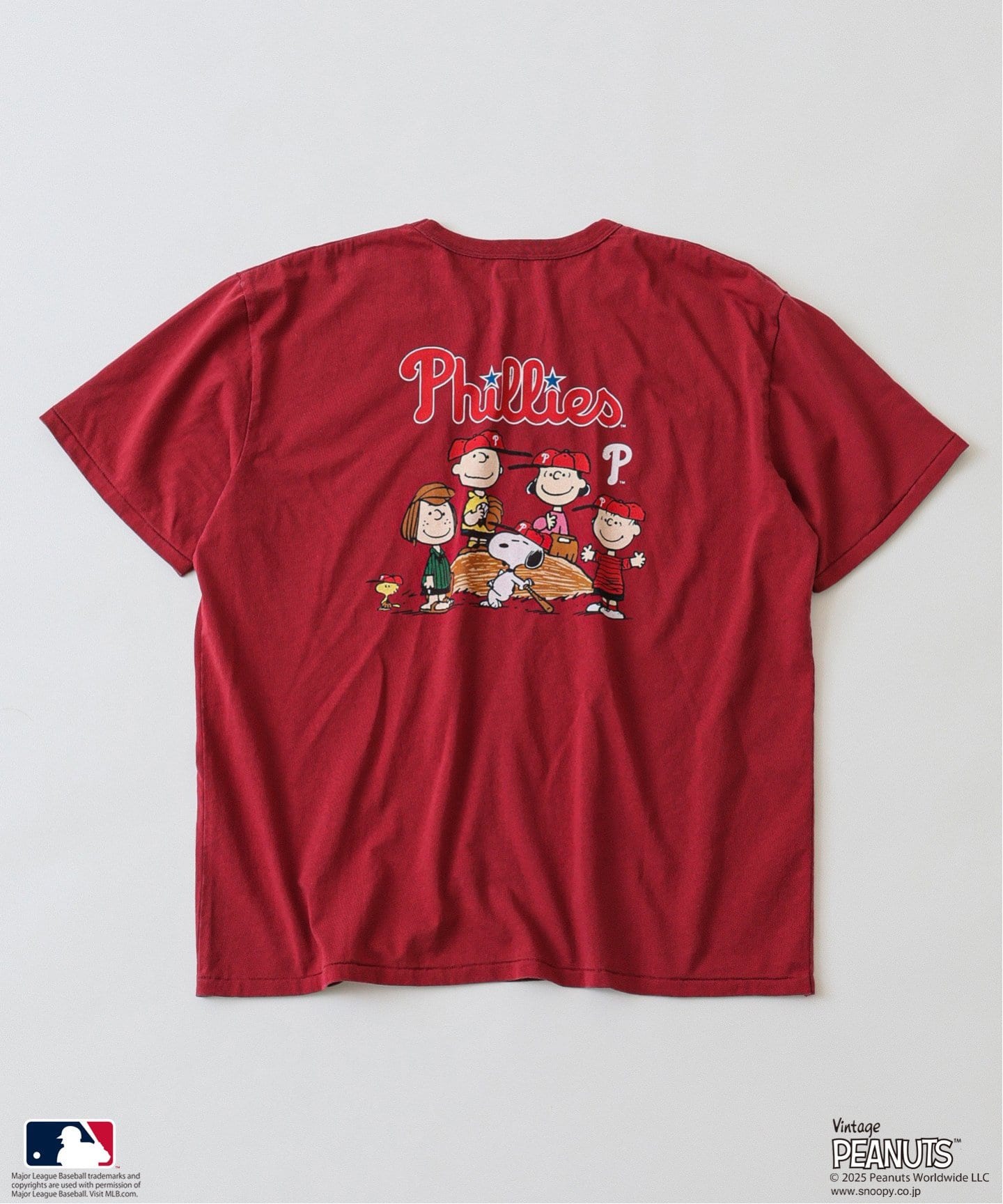【journal standard relume】PEANUTS別注MLB T PEANUTS 別注 MLB ベースボール プリントTシャツ（Tシャツ
