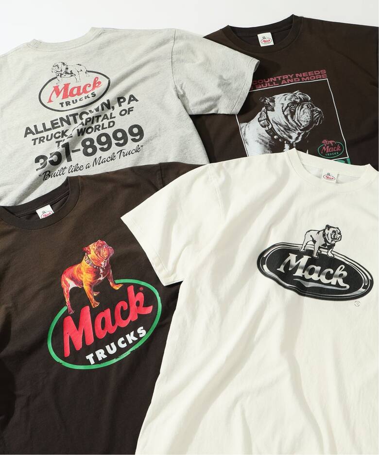 追加》MACK TRUCKS / マック・トラックス 別注 フェード プリント T