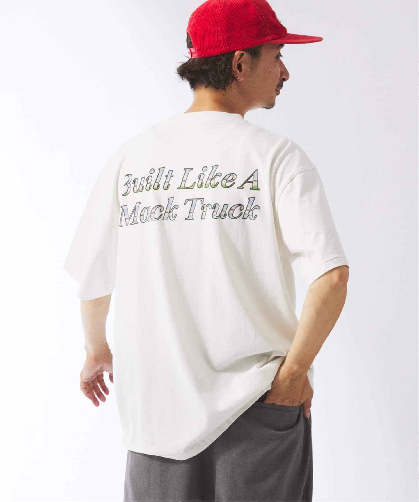 追加》MACK TRUCKS / マック・トラックス 別注 フェード プリント T